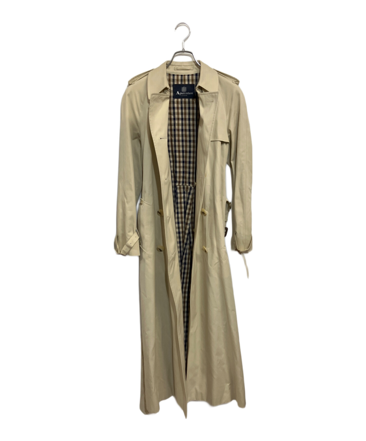 中古・古着通販】Aquascutum (アクアスキュータム) トレンチコート