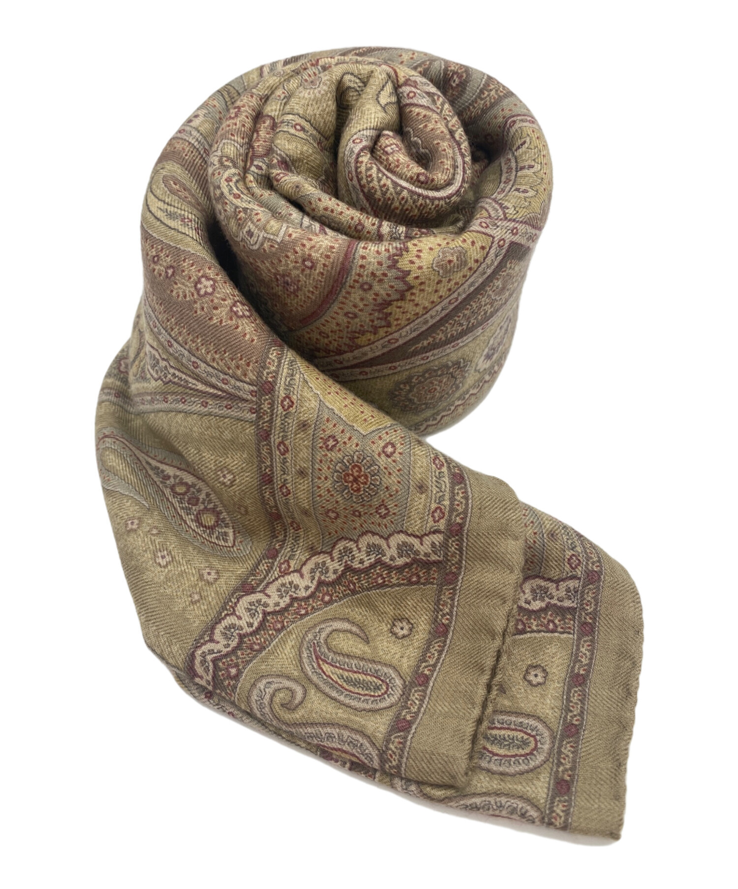 中古・古着通販】ETRO (エトロ) カシミヤ・シルク ペイズリースカーフ