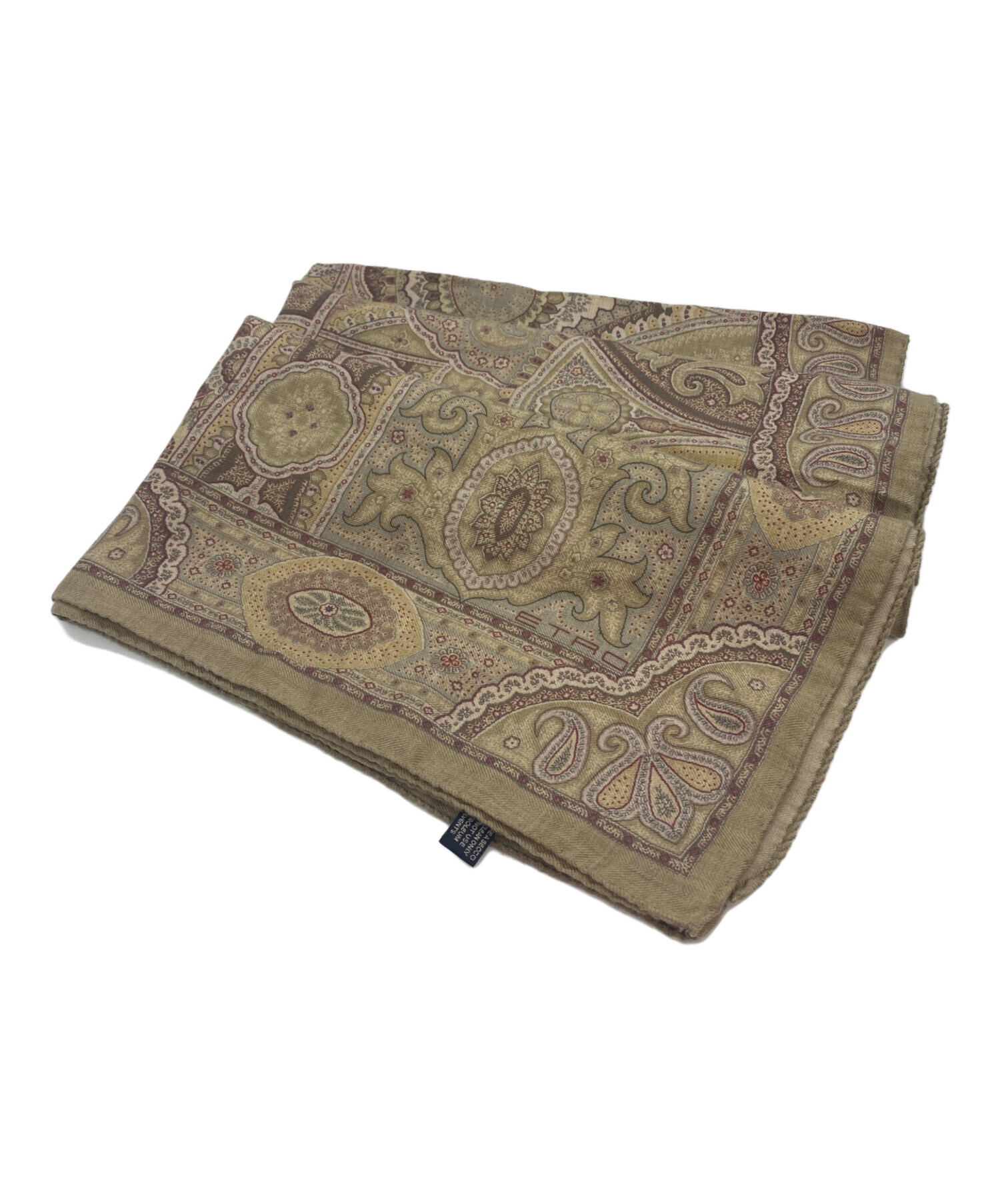 中古・古着通販】ETRO (エトロ) カシミヤ・シルク ペイズリースカーフ