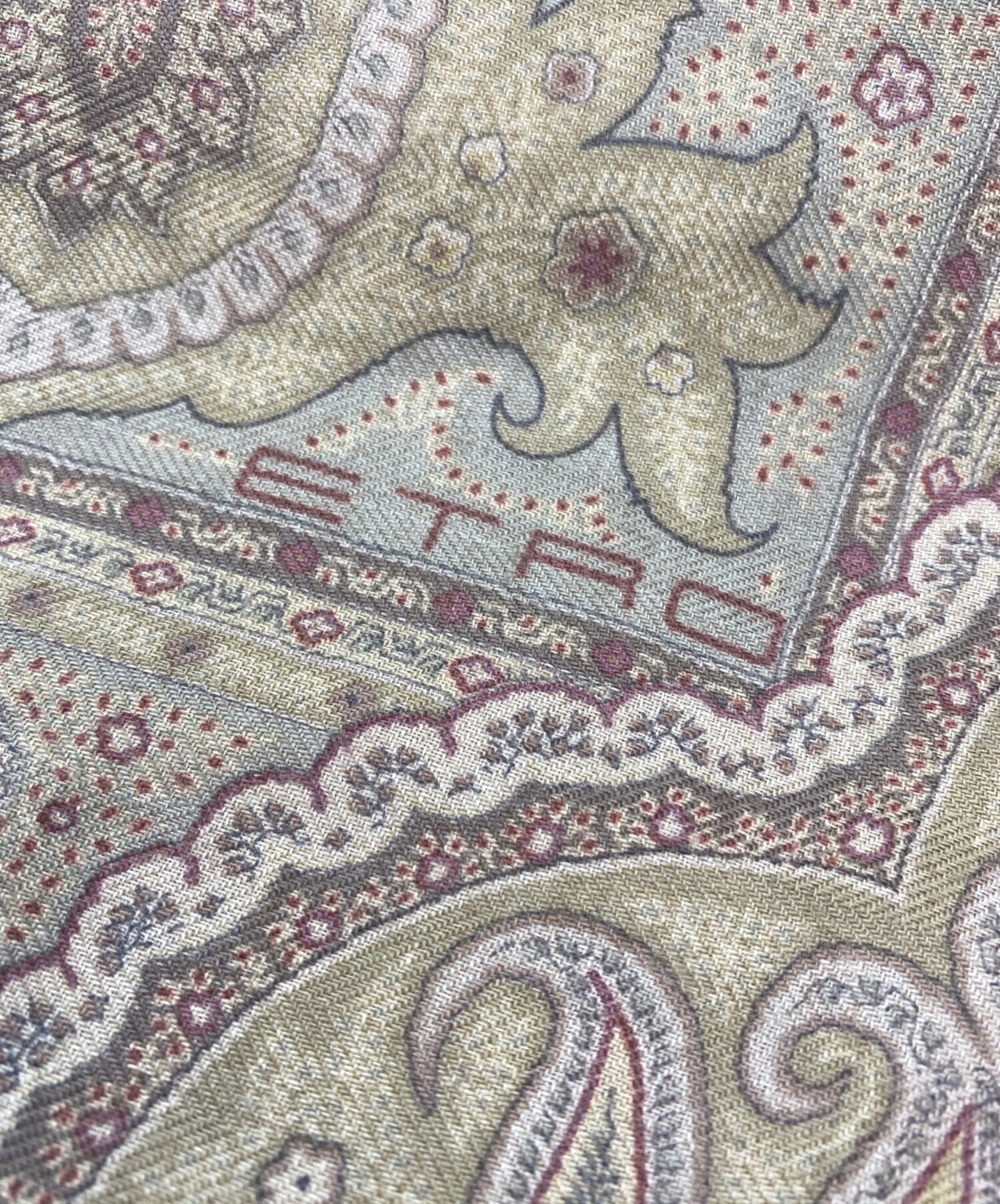 中古・古着通販】ETRO (エトロ) カシミヤ・シルク ペイズリースカーフ