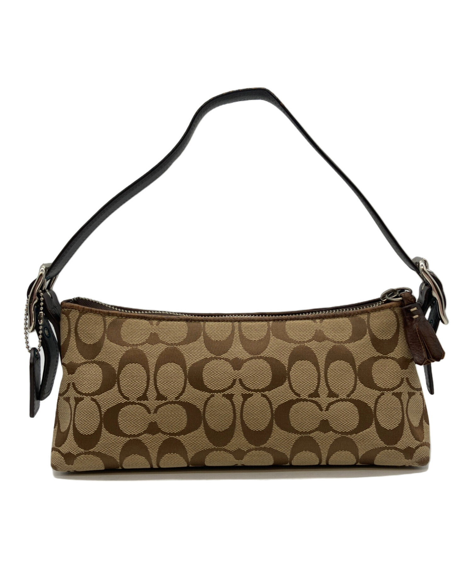 中古・古着通販】COACH (コーチ) ワンショルダーバッグ ブラウン