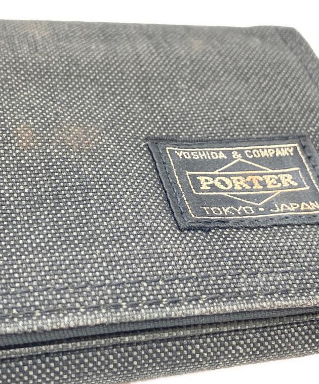 中古・古着通販】PORTER (ポーター) ロングウォレット ブラック 