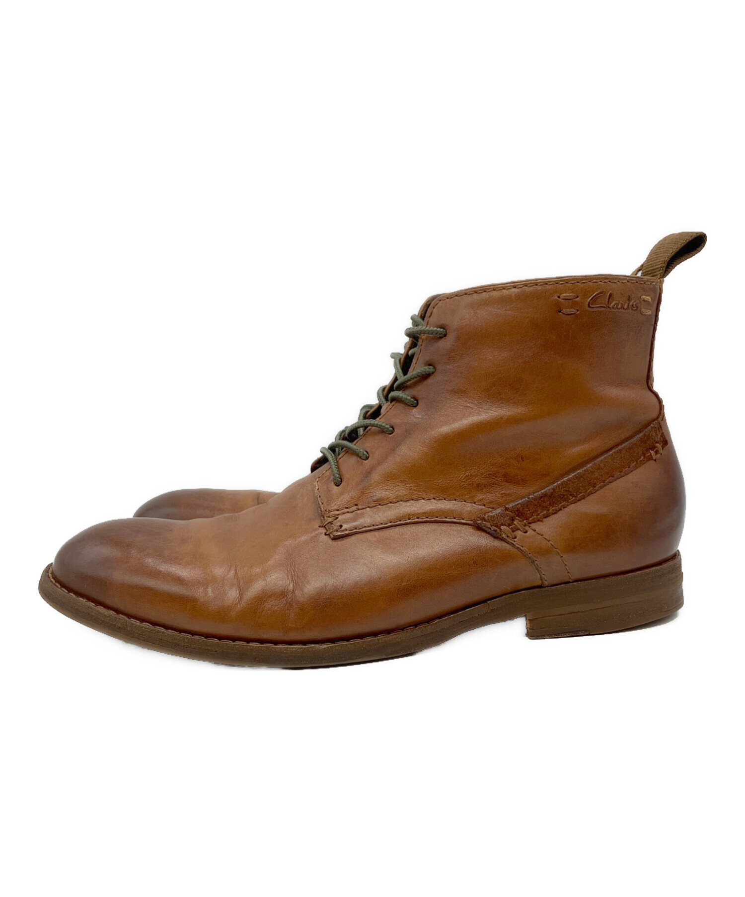 中古・古着通販】CLARKS (クラークス) ブーツ ブラウン サイズ:SIZE 