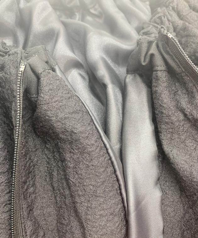 中古・古着通販】cygne (シーニュ) リボンギャザーブルゾン ブラック