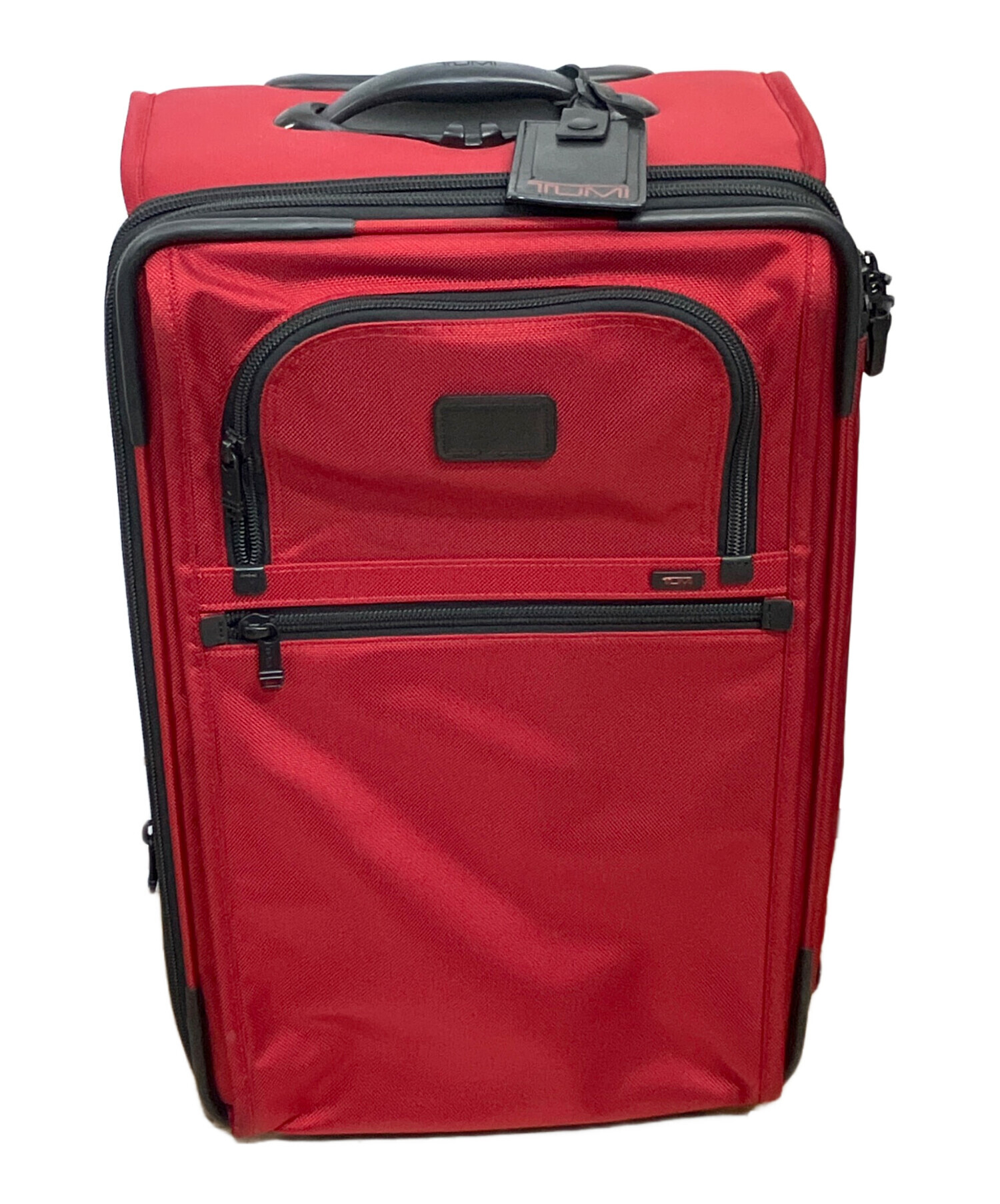中古・古着通販】TUMI (トゥミ) キャリーバッグ レッド×ブラック 