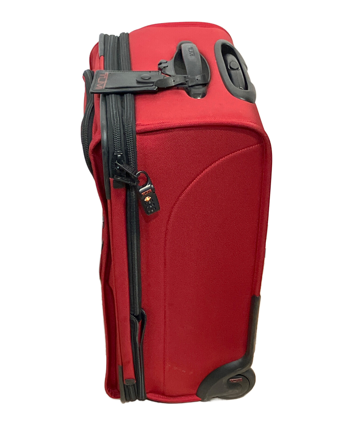 中古・古着通販】TUMI (トゥミ) キャリーバッグ レッド×ブラック 
