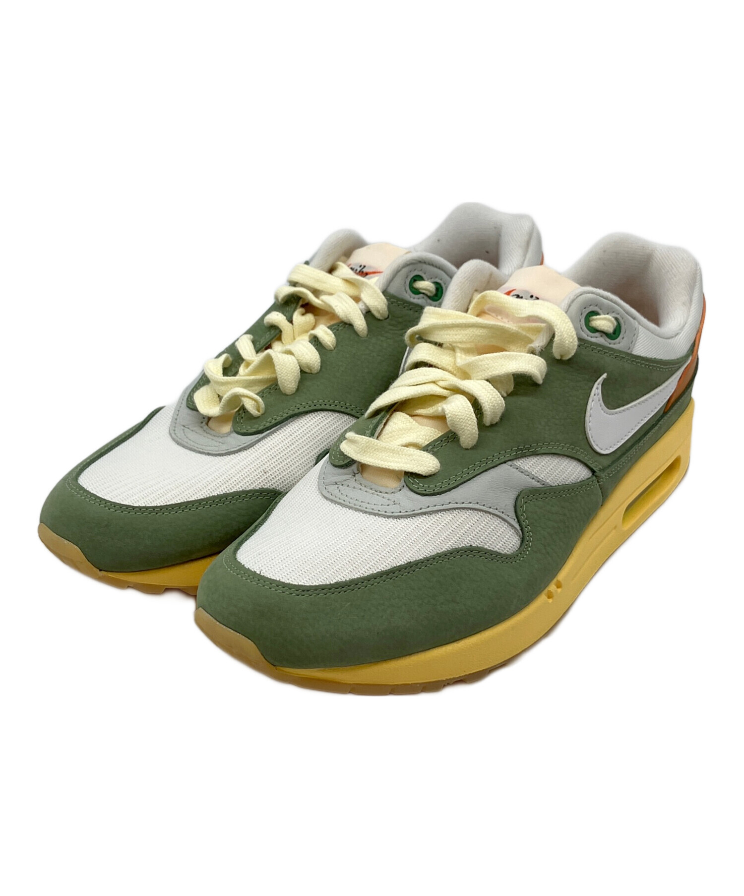 中古・古着通販】NIKE (ナイキ) AIR MAX1 ホワイト×グリーン サイズ 