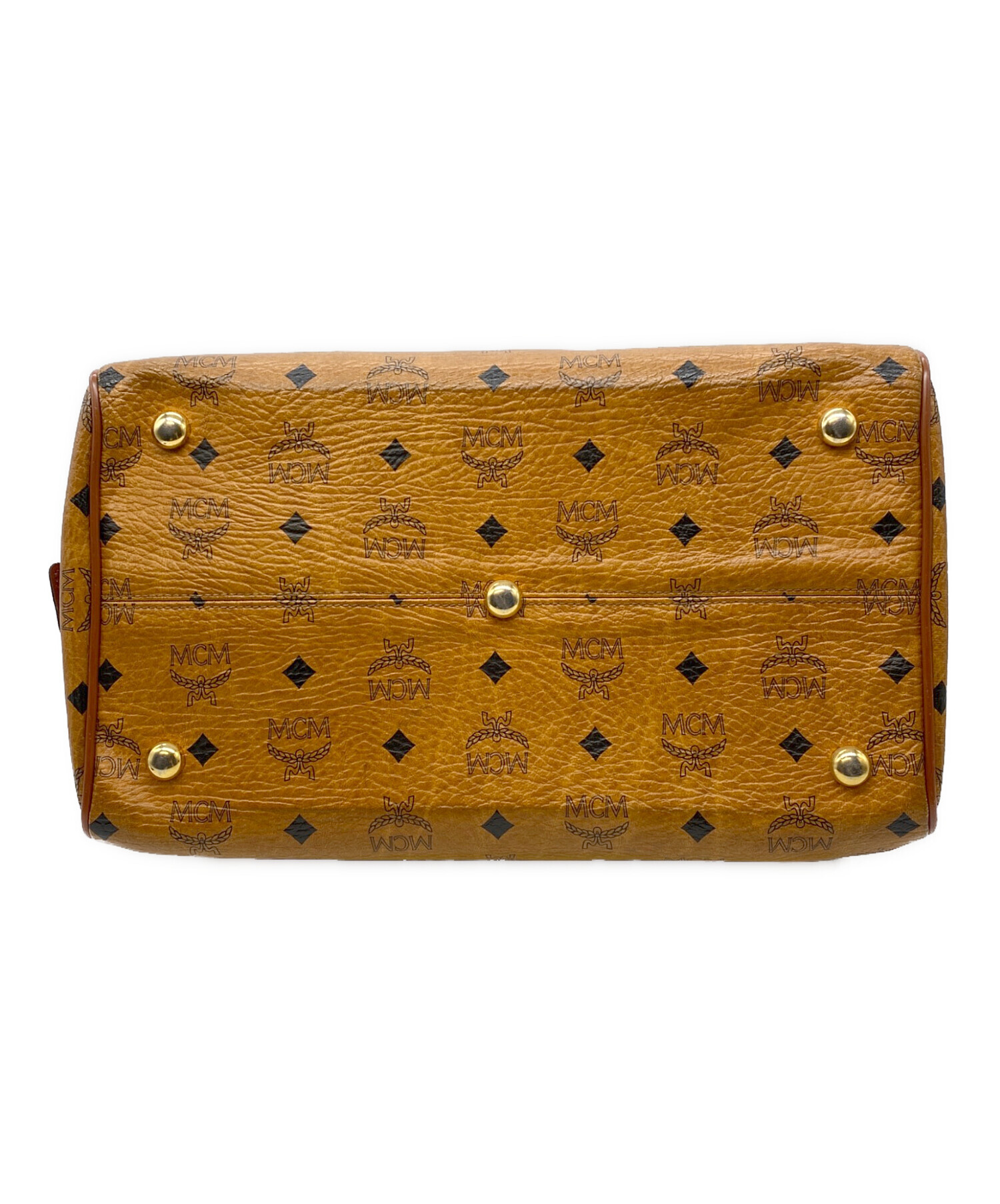 中古・古着通販】MCM (エムシーエム) ハンドバッグ ブラウン｜ブランド 