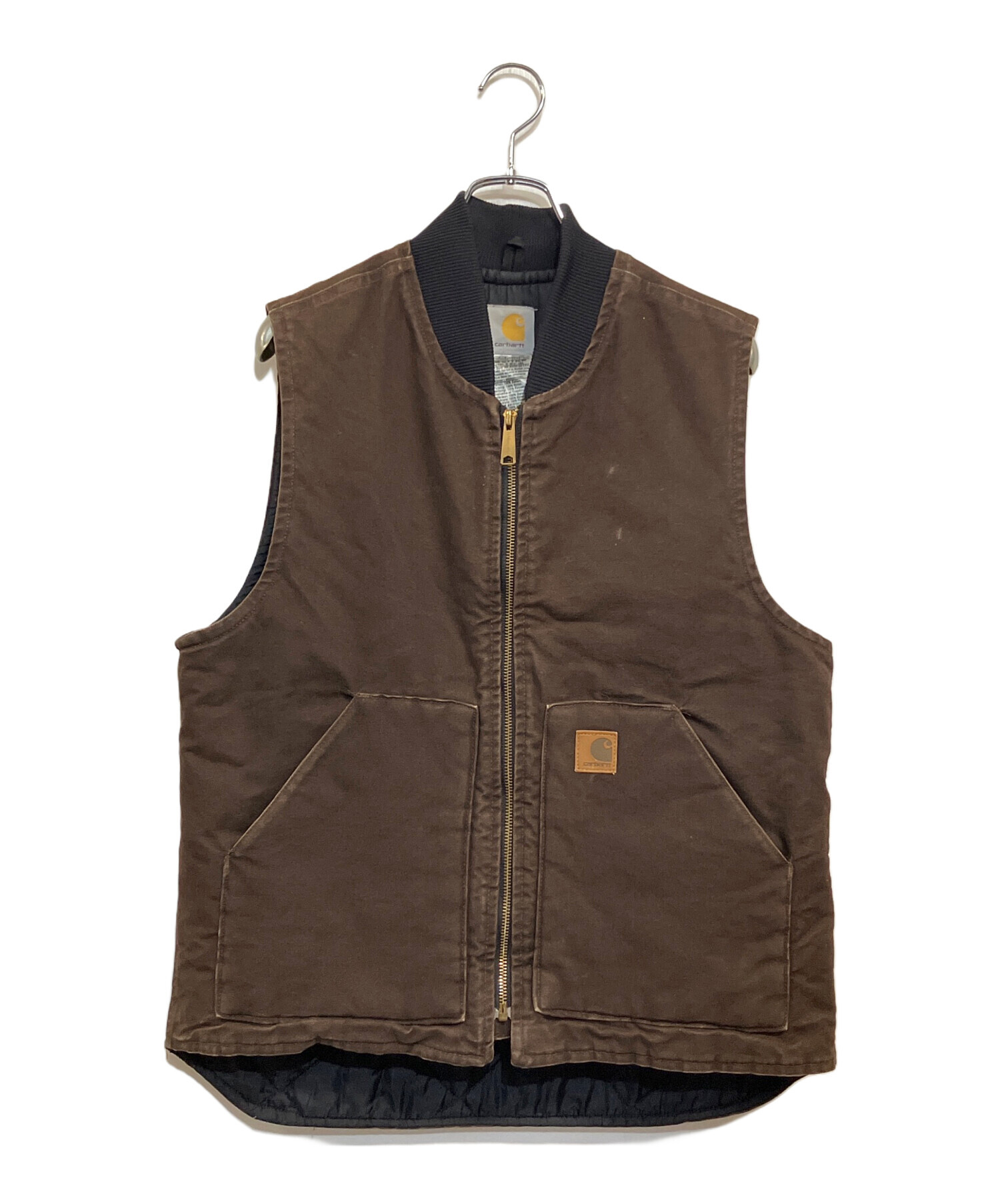 Carhartt ダックベスト ブラウン 古着 中古・古着通販】CarHartt (カーハート) USA製ダックベスト ブラウン
