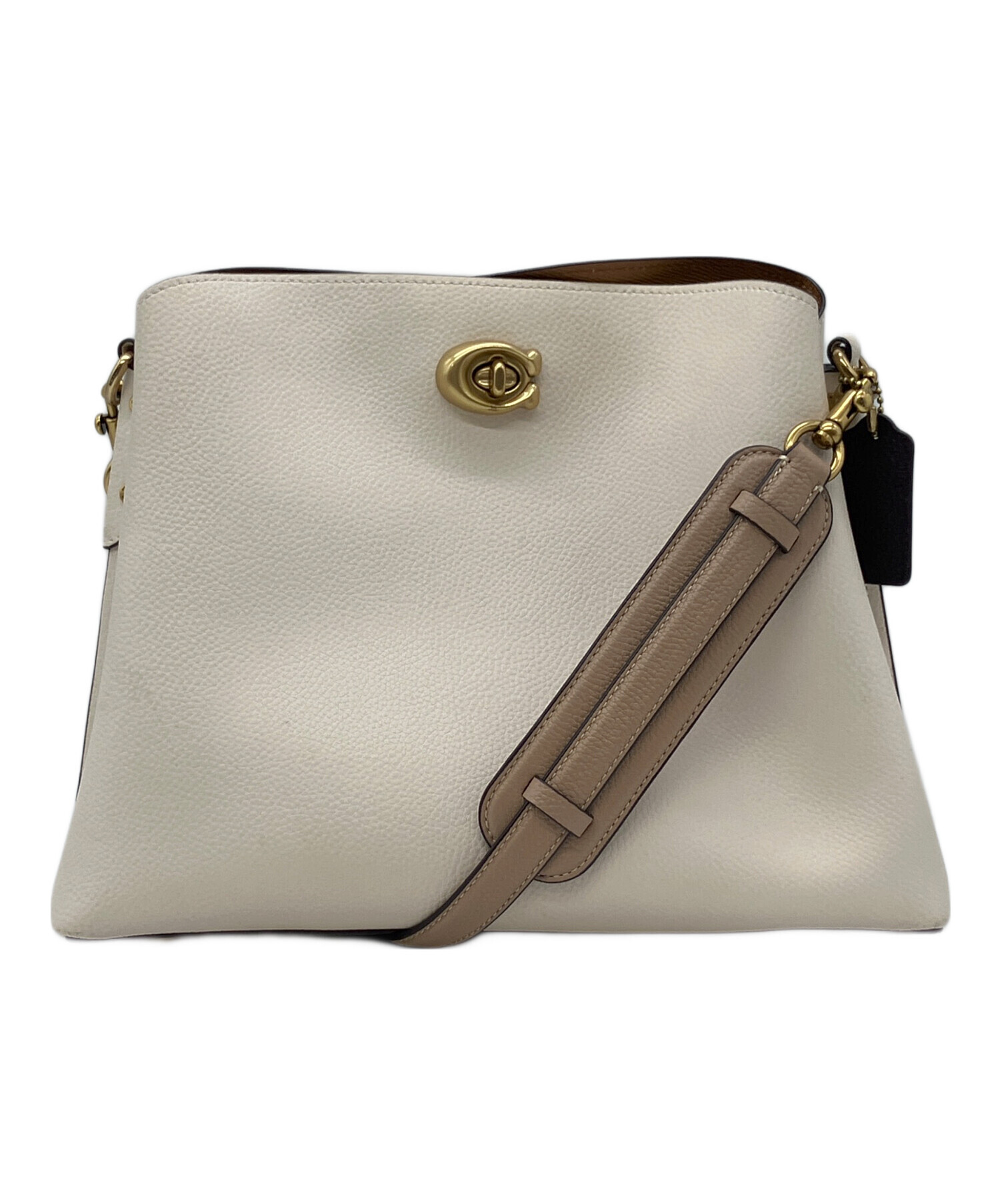 中古・古着通販】COACH (コーチ) 2WAYショルダーバッグ ベージュ