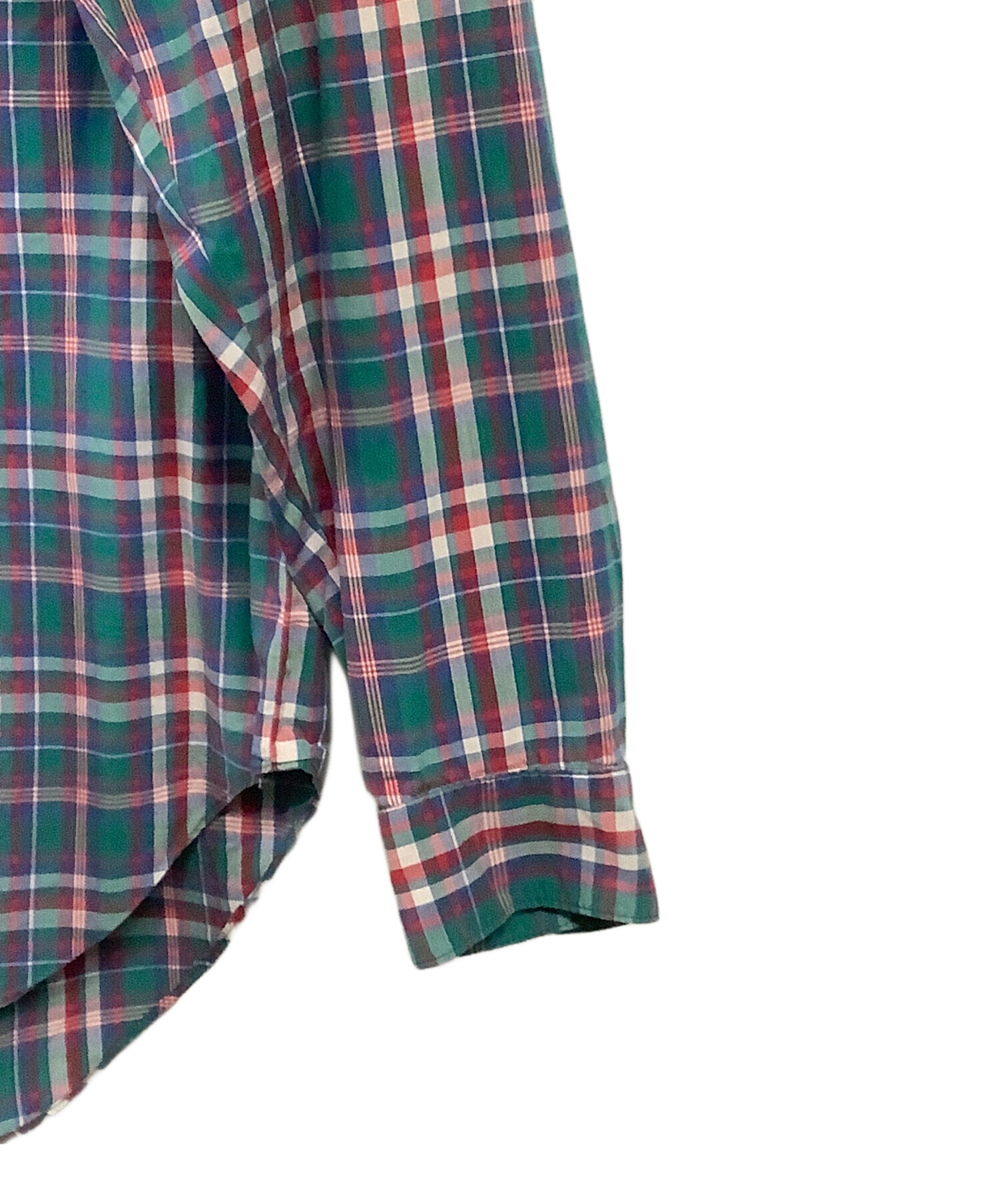 中古・古着通販】ISSEY MIYAKE (イッセイミヤケ) 長袖シャツ グリーン