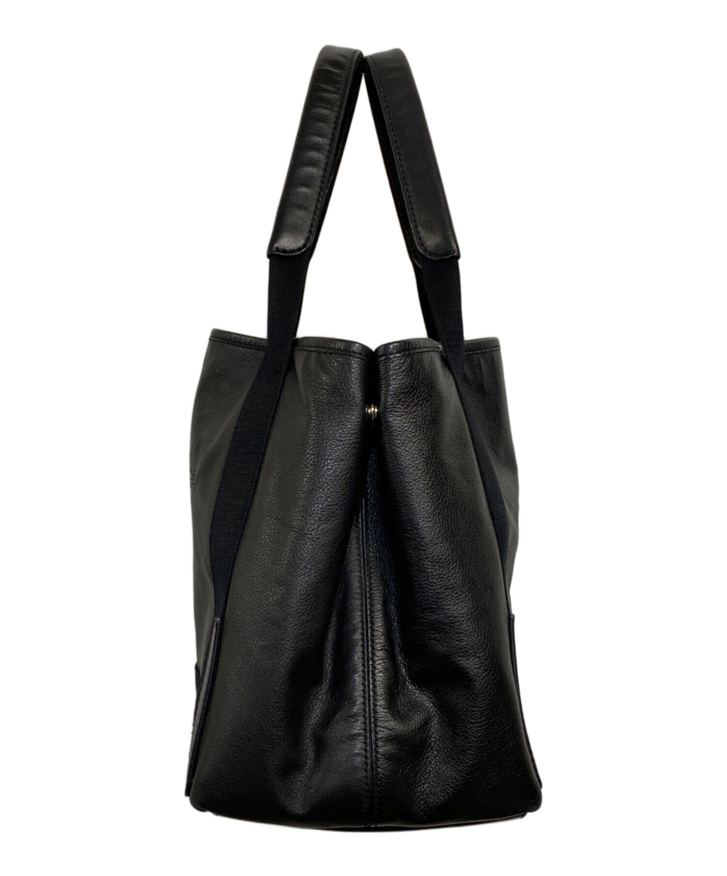 BALENCIAGA バレンシアガ トートバッグ  黒 【古着】【中古】【送料無料】 中古・古着通販】BALENCIAGA (バレンシアガ) トートバッグ｜ブランド