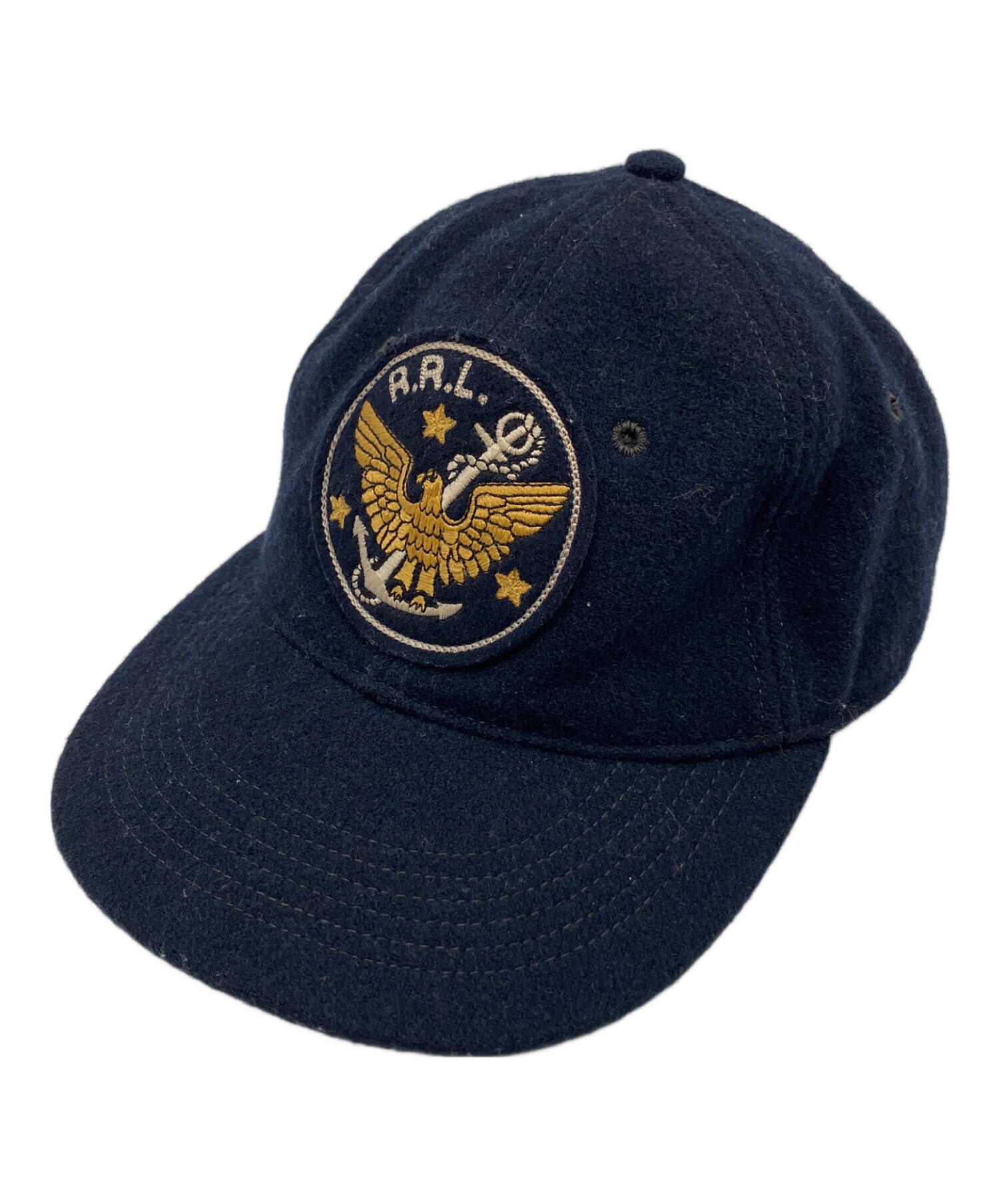 中古・古着通販】RRL (ダブルアールエル) キャップ ネイビー｜ブランド