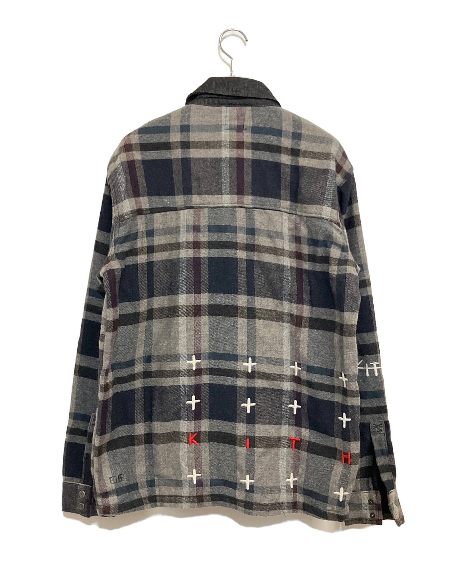 中古・古着通販】KITH (キス) Ksubi (スビ) KACE ZIP SHIRT DARK PLAID