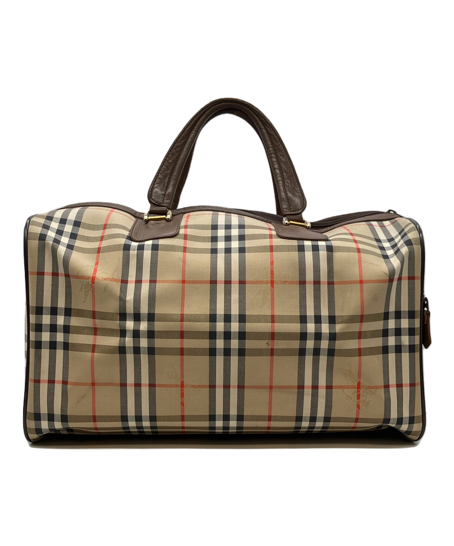 中古・古着通販】BURBERRY (バーバリー) ボストンバッグ ベージュ