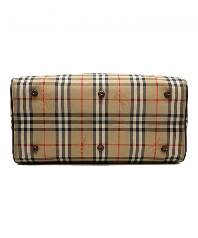 中古・古着通販】BURBERRY (バーバリー) ボストンバッグ ベージュ