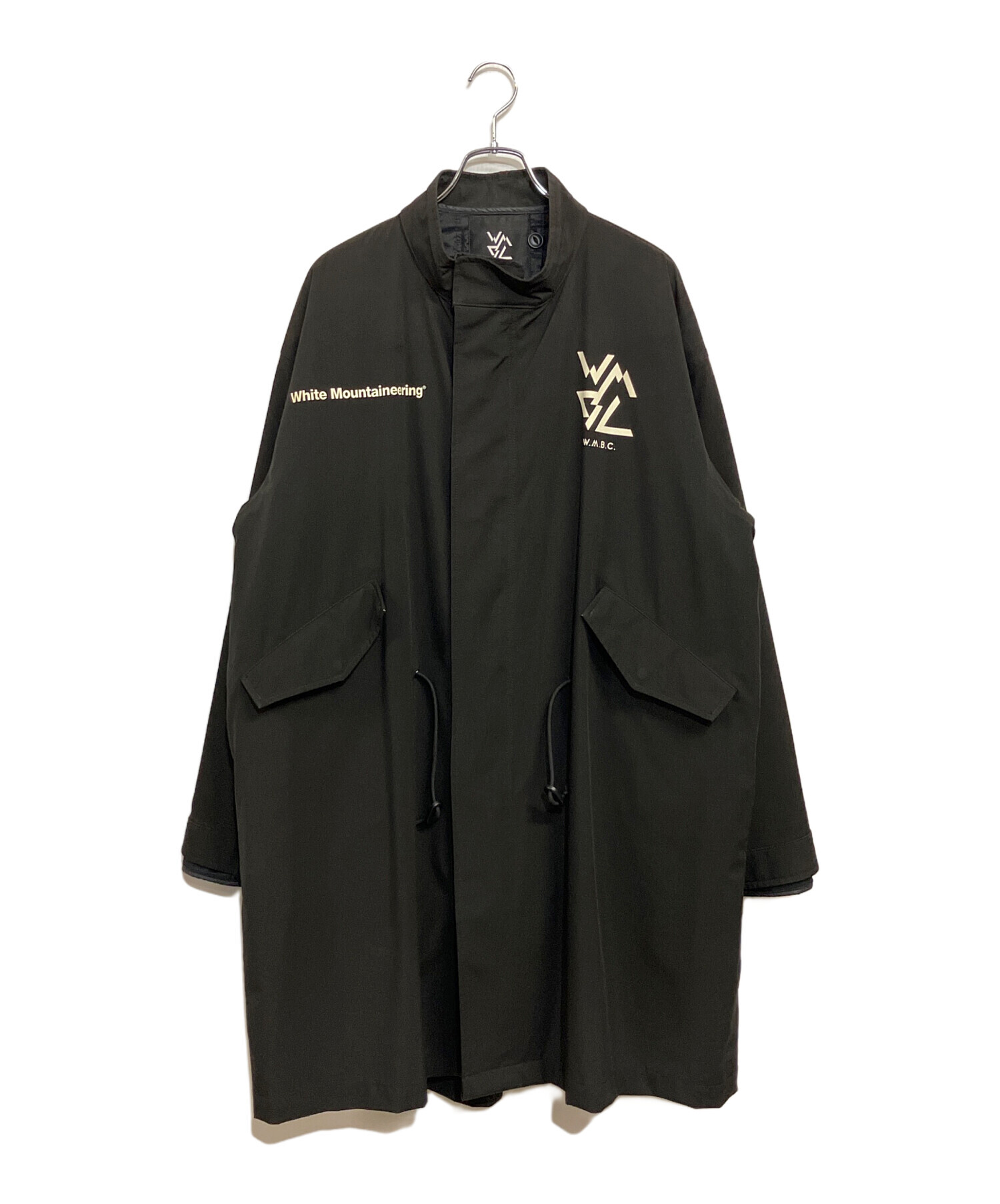 【未使用】White Mountaineering × KIU　モッズコート　黒 中古・古着通販】WHITE MOUNTAINEERING (ホワイトマウンテ二アニング
