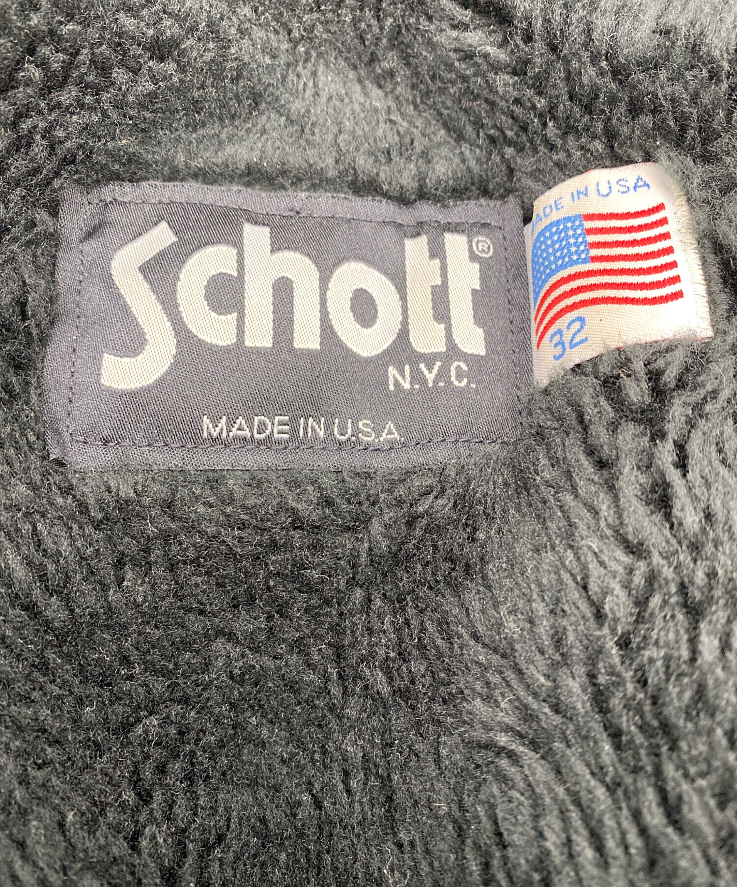 中古・古着通販】Schott (ショット) シングルライダースジャケット