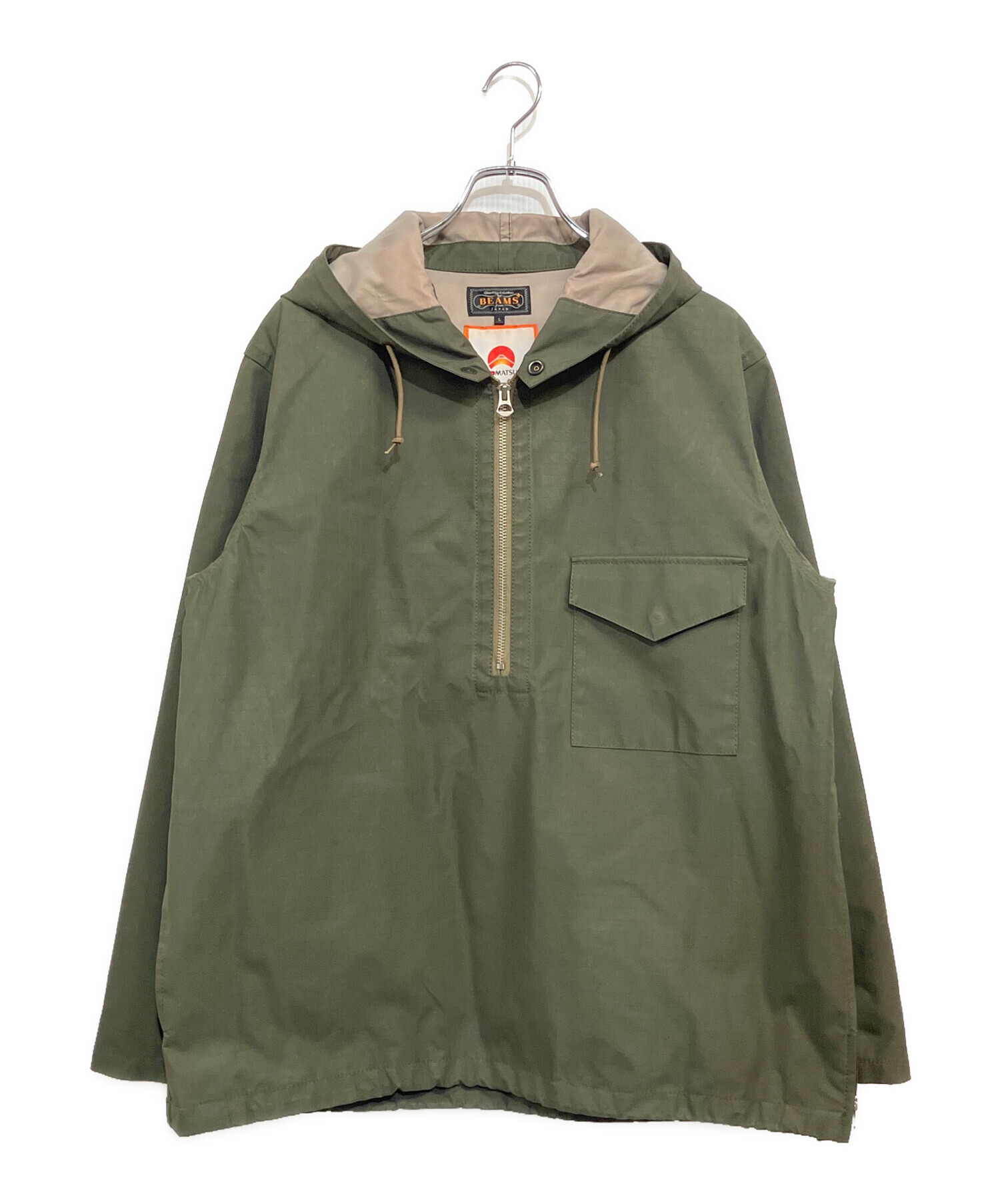 BEAMS PLUS ナイロン アノラック　ビームス　プラス 中古・古着通販】BEAMS PLUS (ビームスプラス) アノラックパーカ
