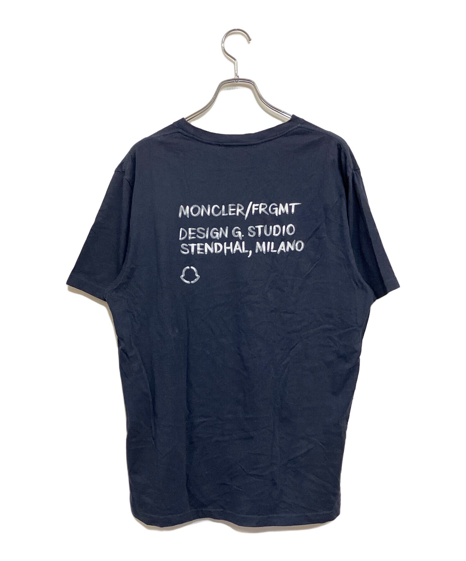 【極美品】MONCLER モンクレール　ネイビー ロゴ Tシャツ 2A 95cm 極美品】MONCLER モンクレール ネイビー ロゴ Tシャツ 2A 95cm - メルカリ