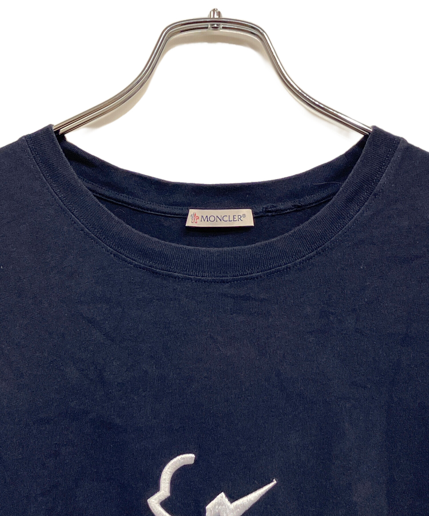 新品タグ付◆MONCLER◆モンクレール◆高島屋◆12A◆ロゴTシャツ◆ネイビー MONCLER（モンクレール） GENIUS ジーニアス フラグメント 藤原ヒロシ