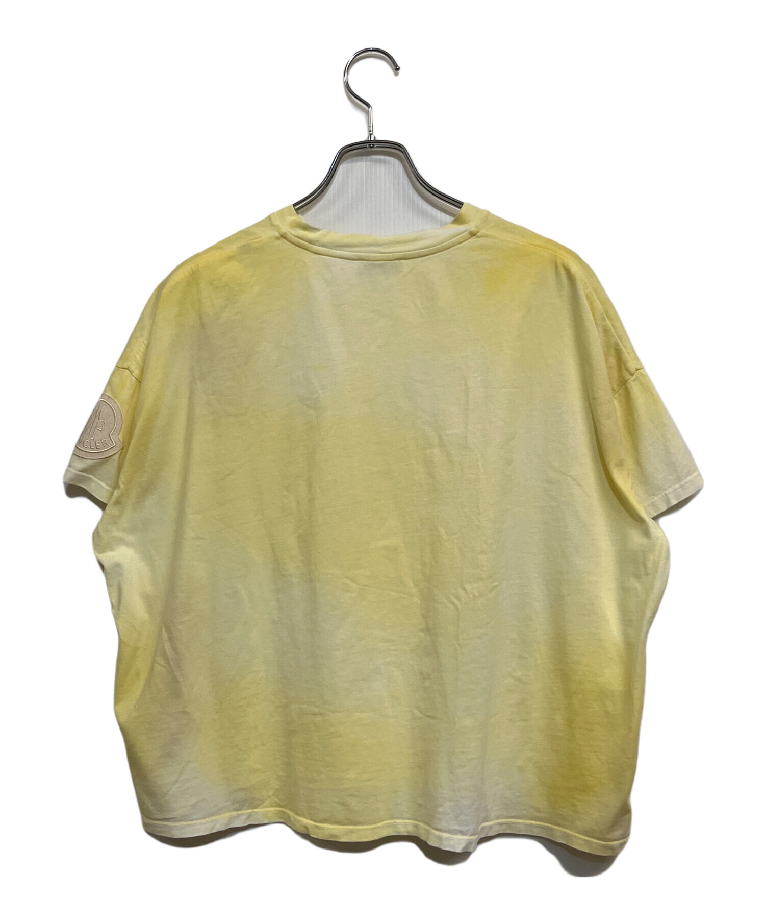 中古・古着通販】MONCLER (モンクレール) T-SHIRT GIROCOLLO イエロー 