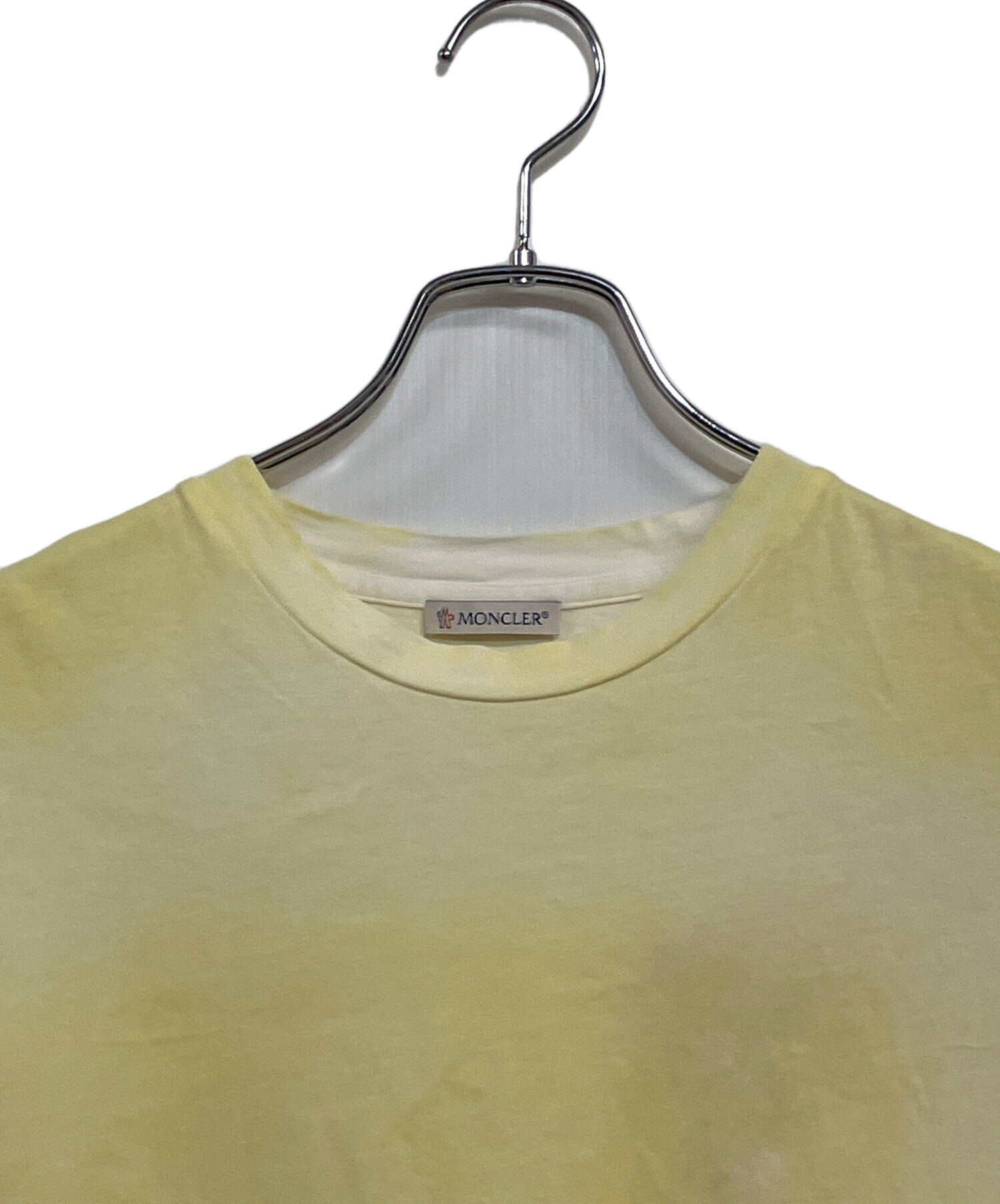 中古・古着通販】MONCLER (モンクレール) T-SHIRT GIROCOLLO イエロー