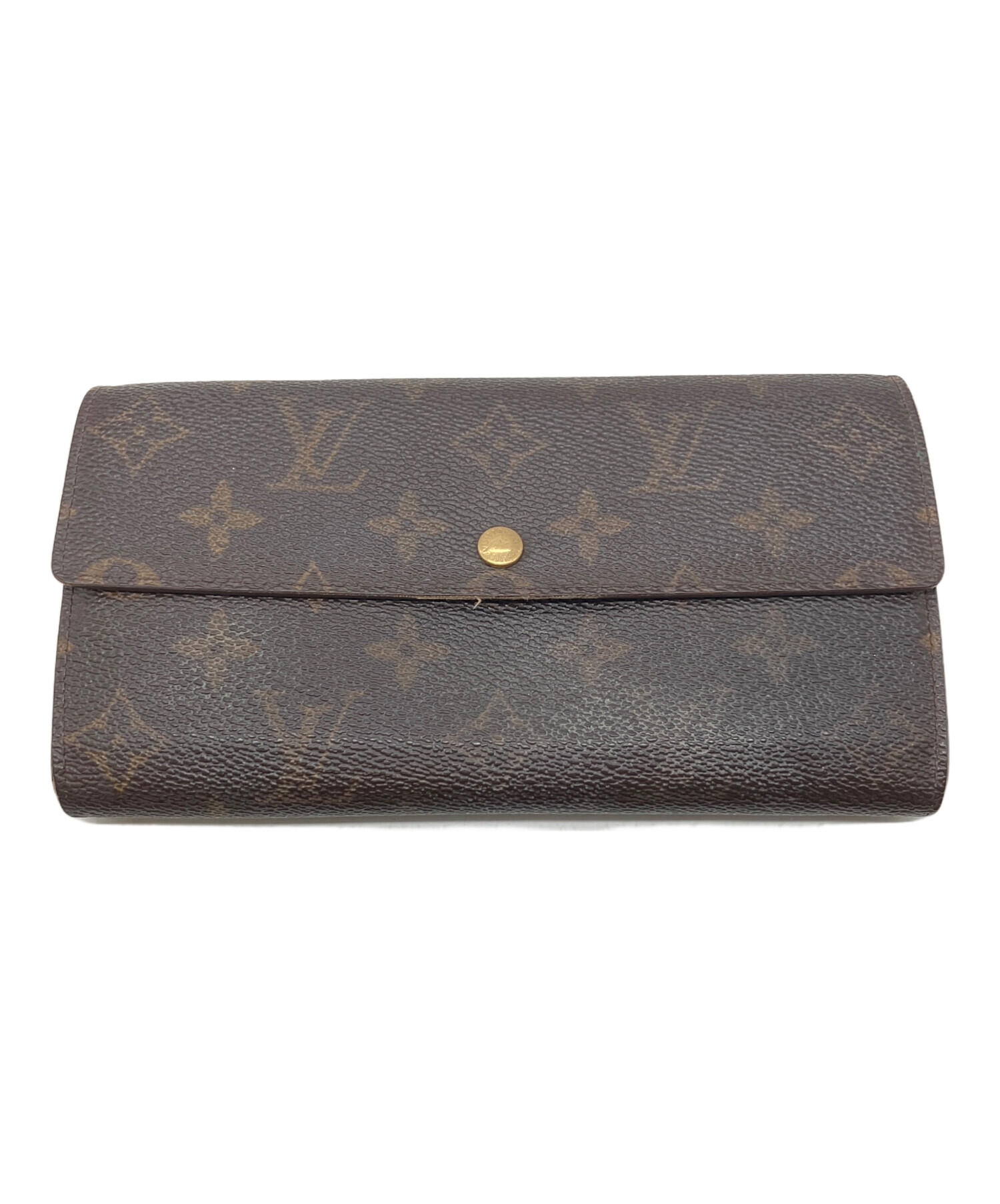 中古・古着通販】LOUIS VUITTON (ルイ ヴィトン) 長財布 ブラウン