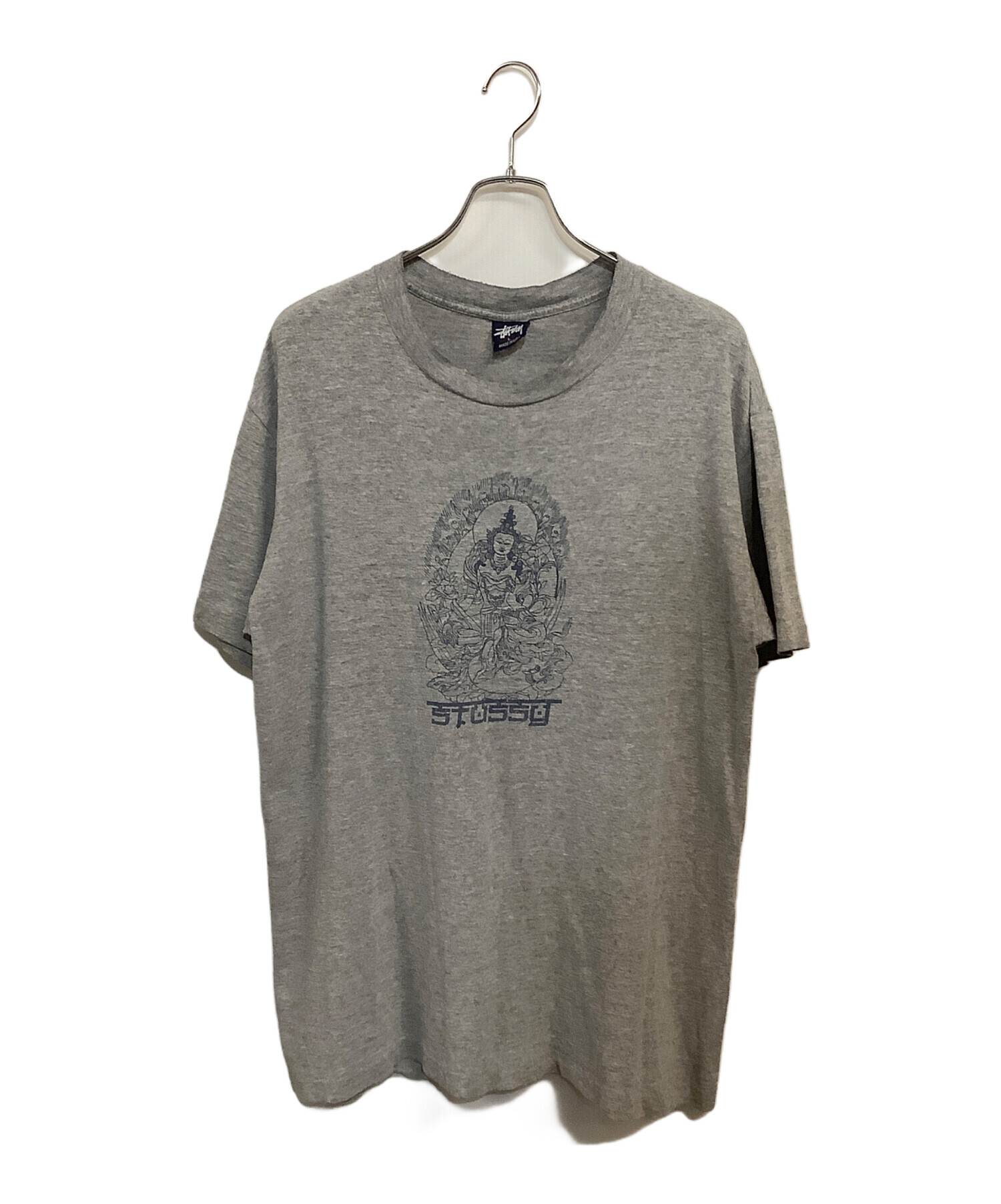 中古・古着通販】stussy (ステューシー) Tシャツ グレー サイズ:SIZE L