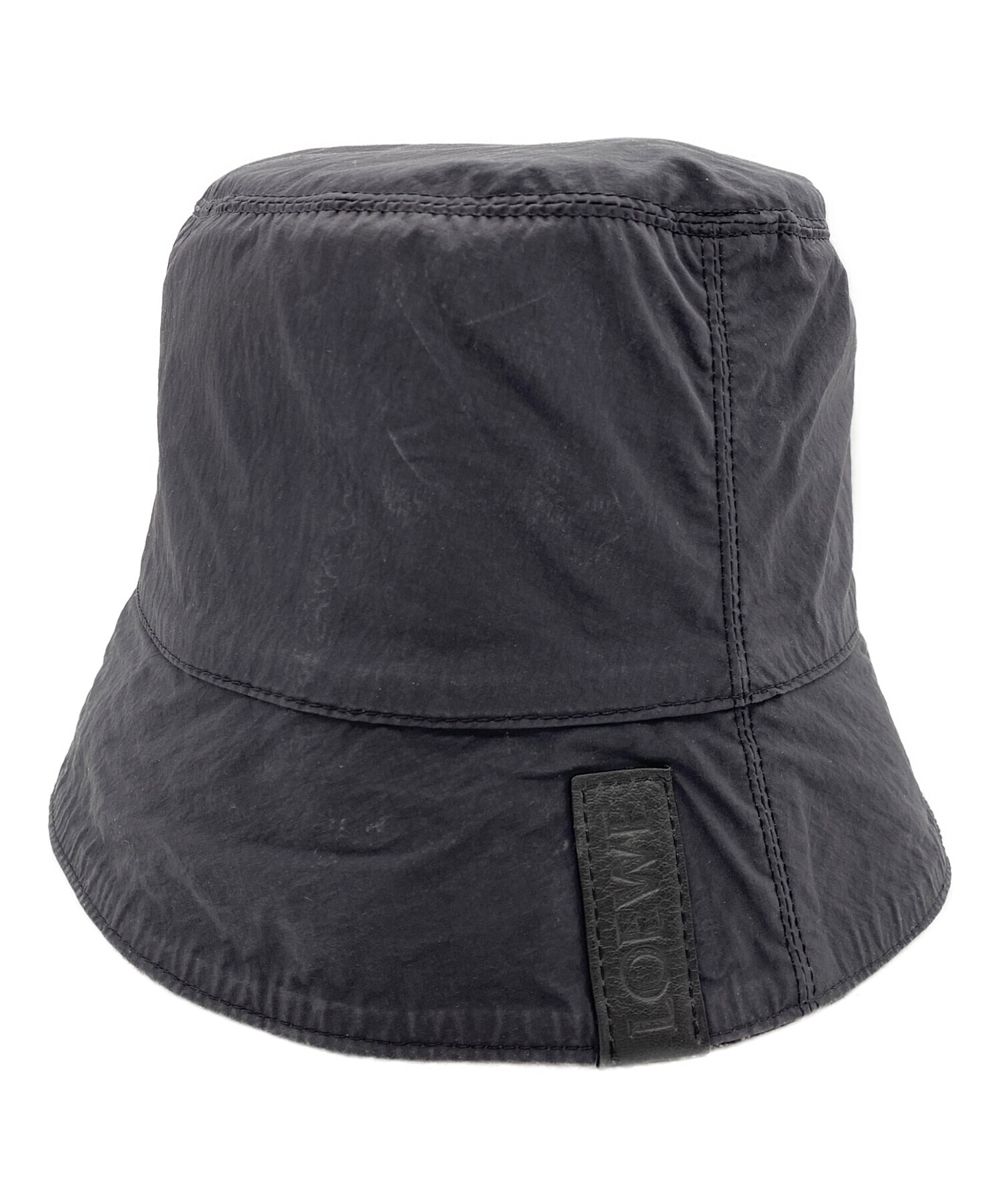 中古・古着通販】LOEWE (ロエベ) リバーシブルバケットハット ブラック