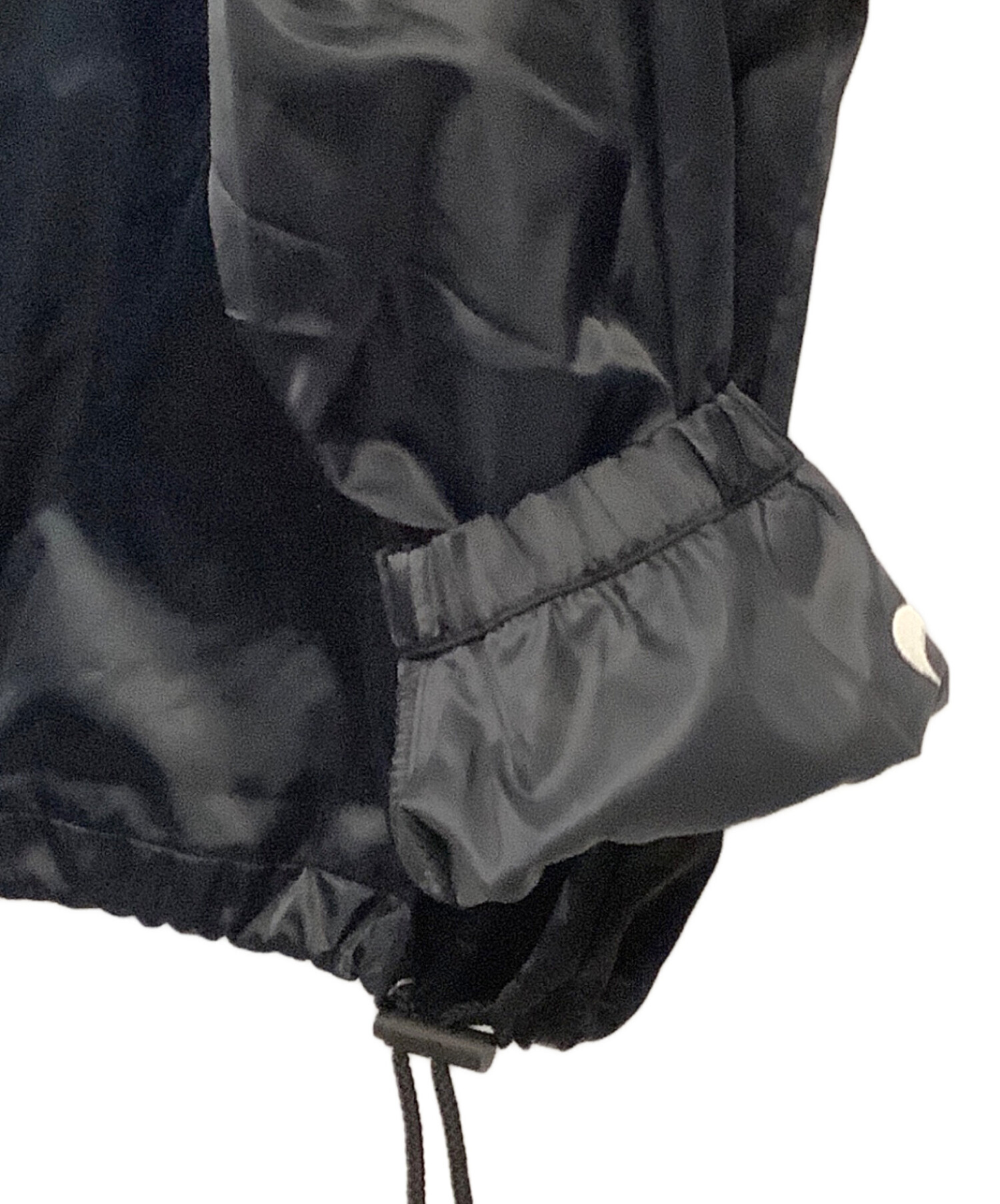 中古・古着通販】NIKE (ナイキ) 90-00s ナイロンフーディ ブラック 