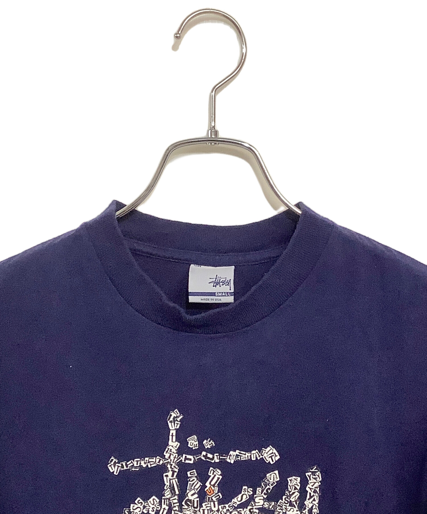 中古・古着通販】stussy (ステューシー) 00'sTシャツ ネイビー サイズ