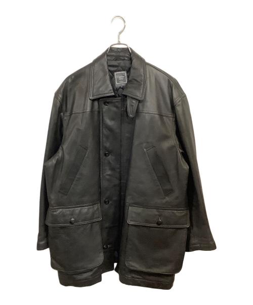お*か様 Christian Dior ブラックレザーコート M 中古・古着通販】Christian Dior (クリスチャン ディオール