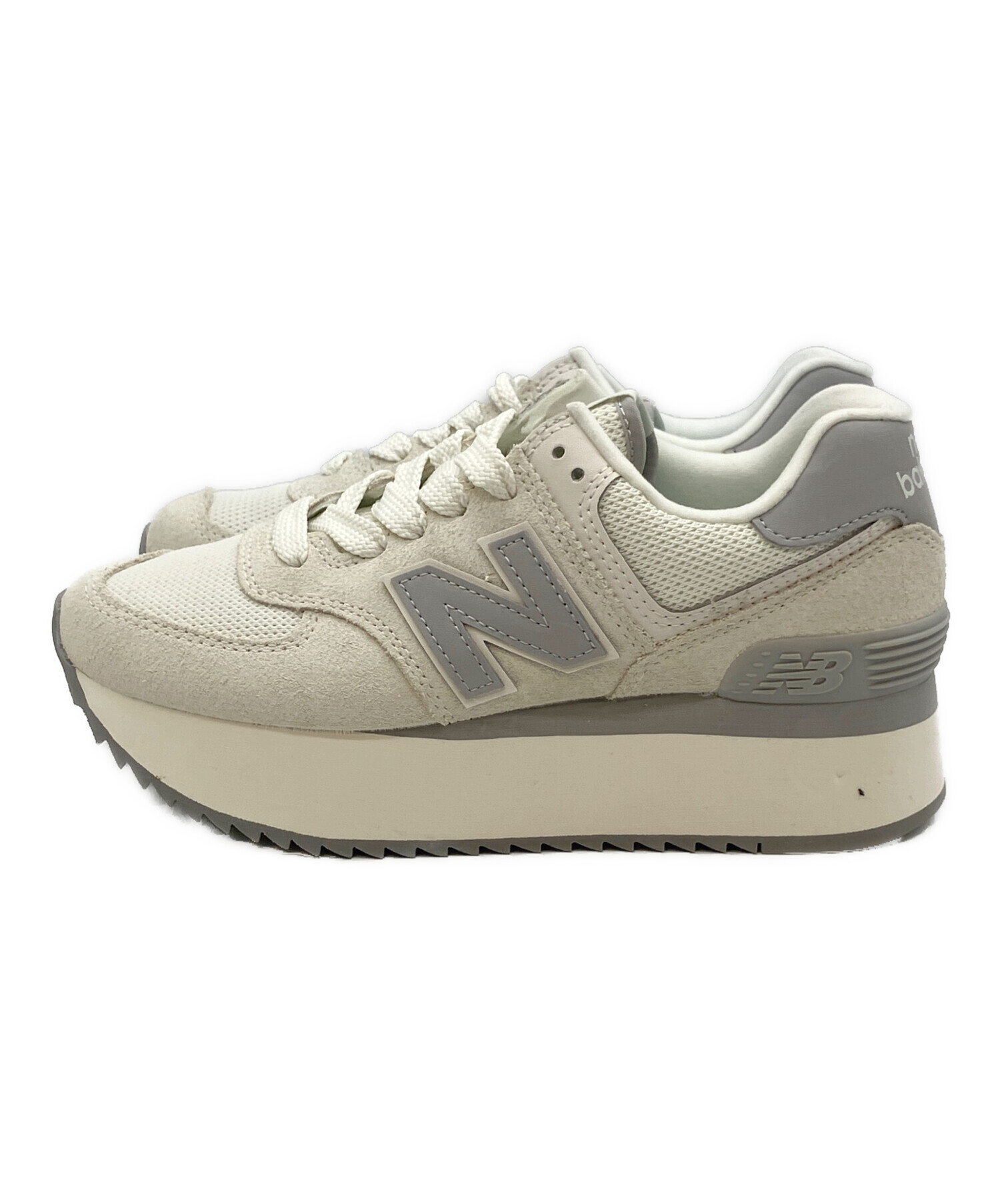 中古・古着通販】NEW BALANCE (ニューバランス) スニーカー グレー 