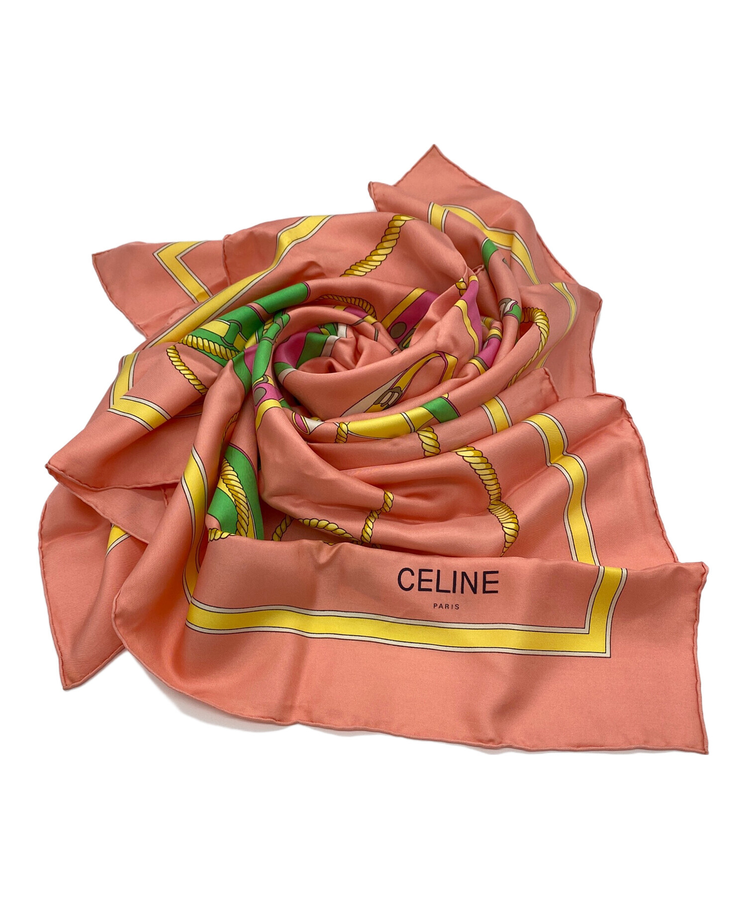 中古・古着通販】CELINE (セリーヌ) スカーフ ピンク｜ブランド・古着