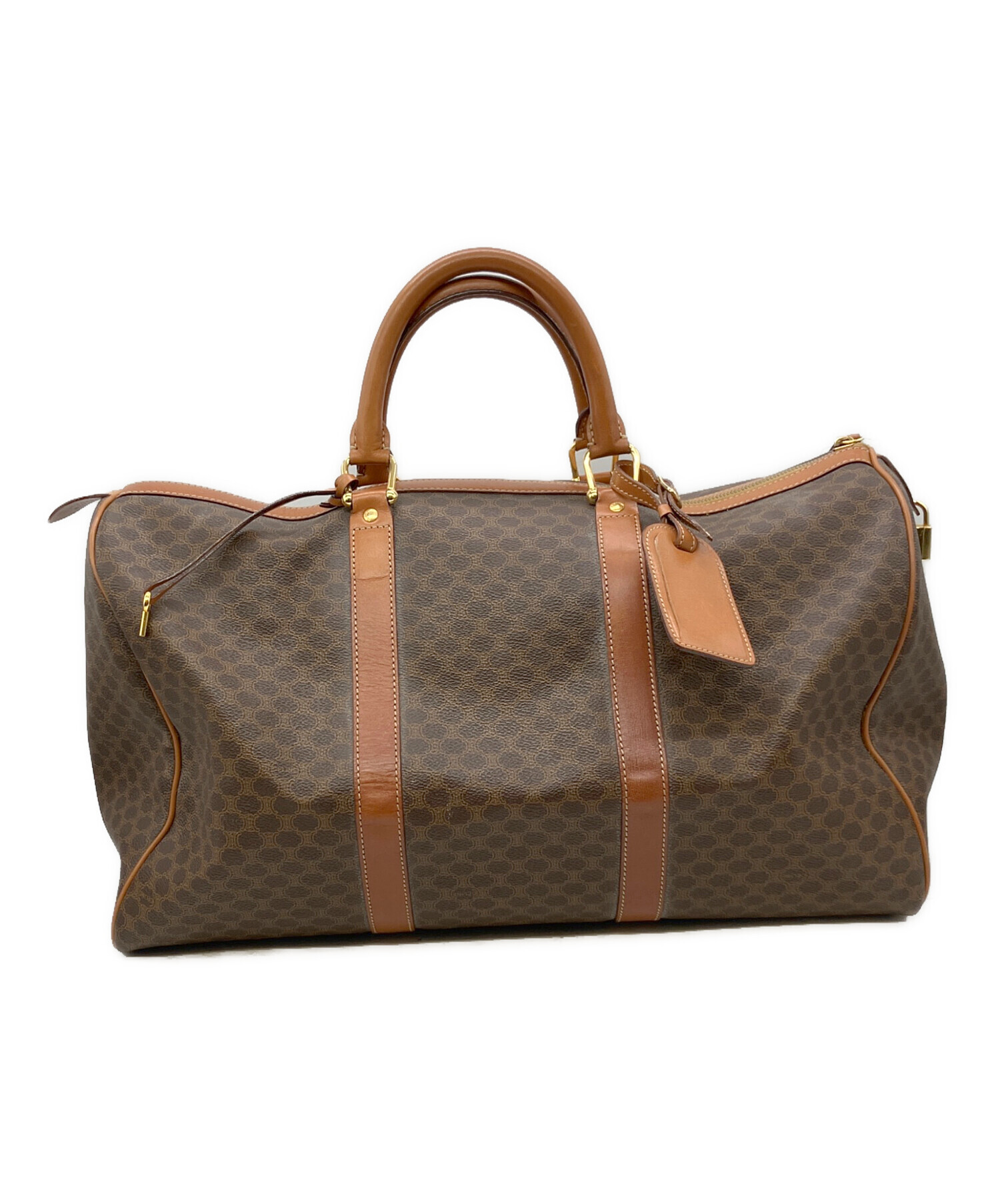 セリーヌ　ボストンバッグ ベージュ 中古・古着通販】CELINE (セリーヌ) ボストンバッグ ベージュ