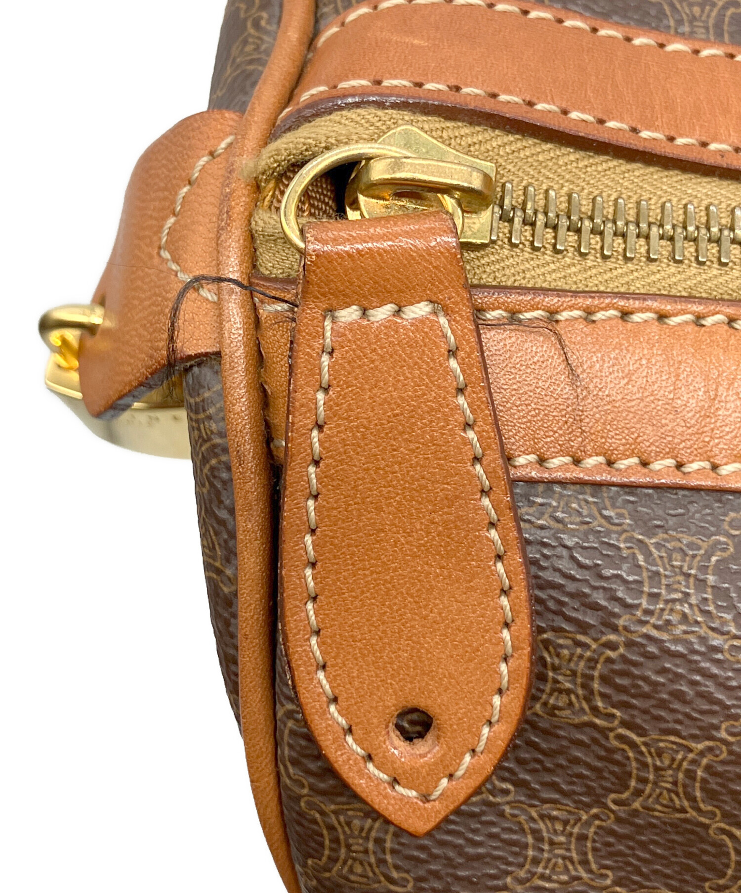 中古・古着通販】CELINE (セリーヌ) ボストンバッグ ベージュ
