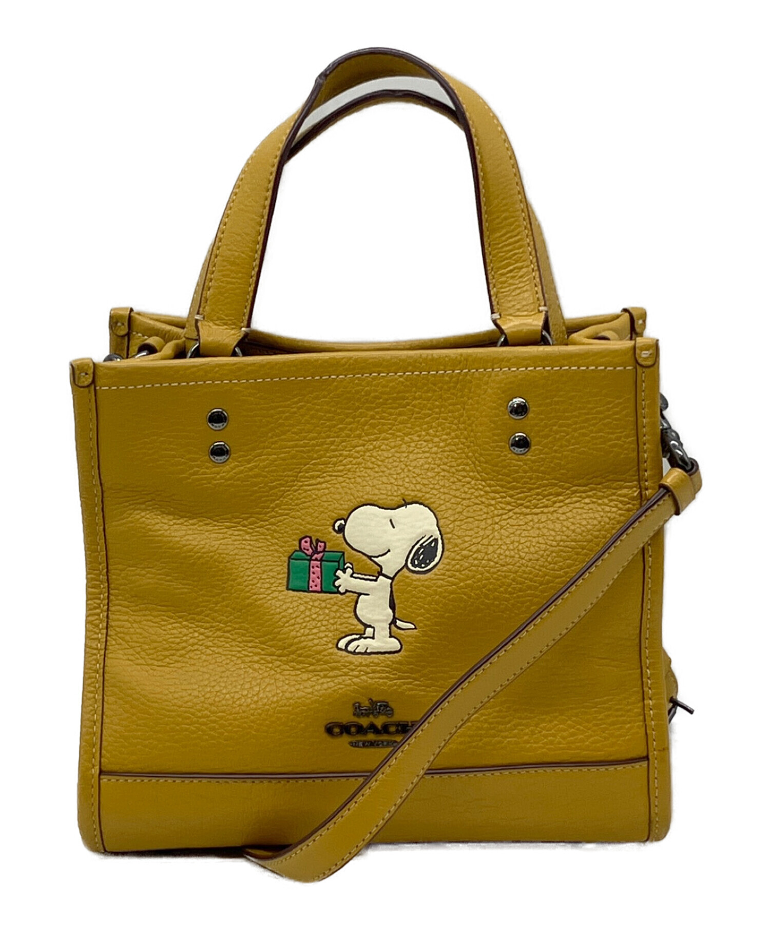 中古・古着通販】COACH (コーチ) PEANUTS (ピーナッツ) 2WAYバッグ