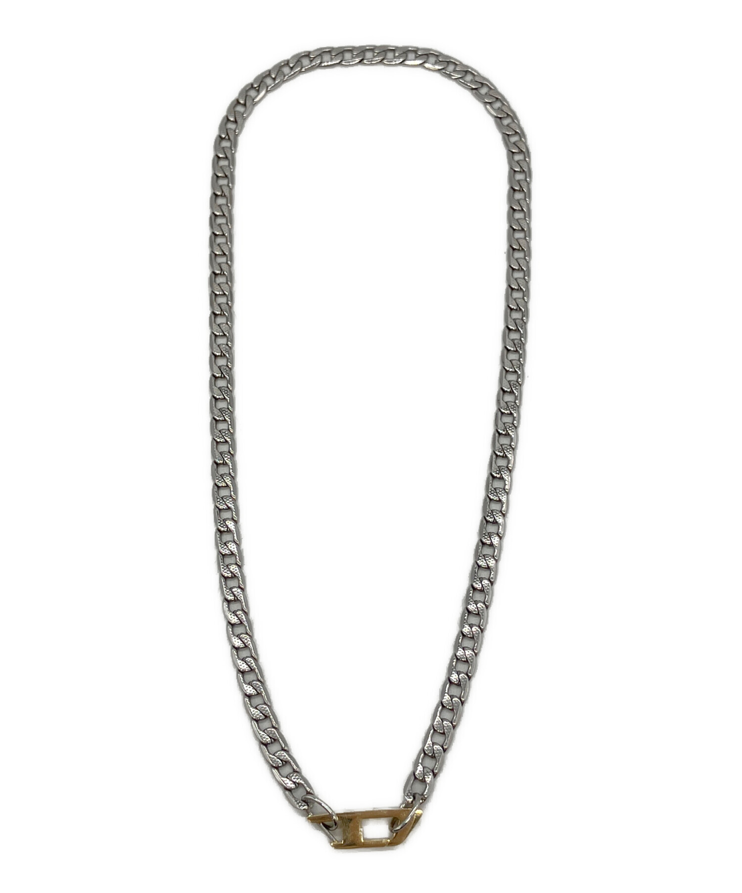 中古・古着通販】DIESEL (ディーゼル) チェーンネックレス シルバー
