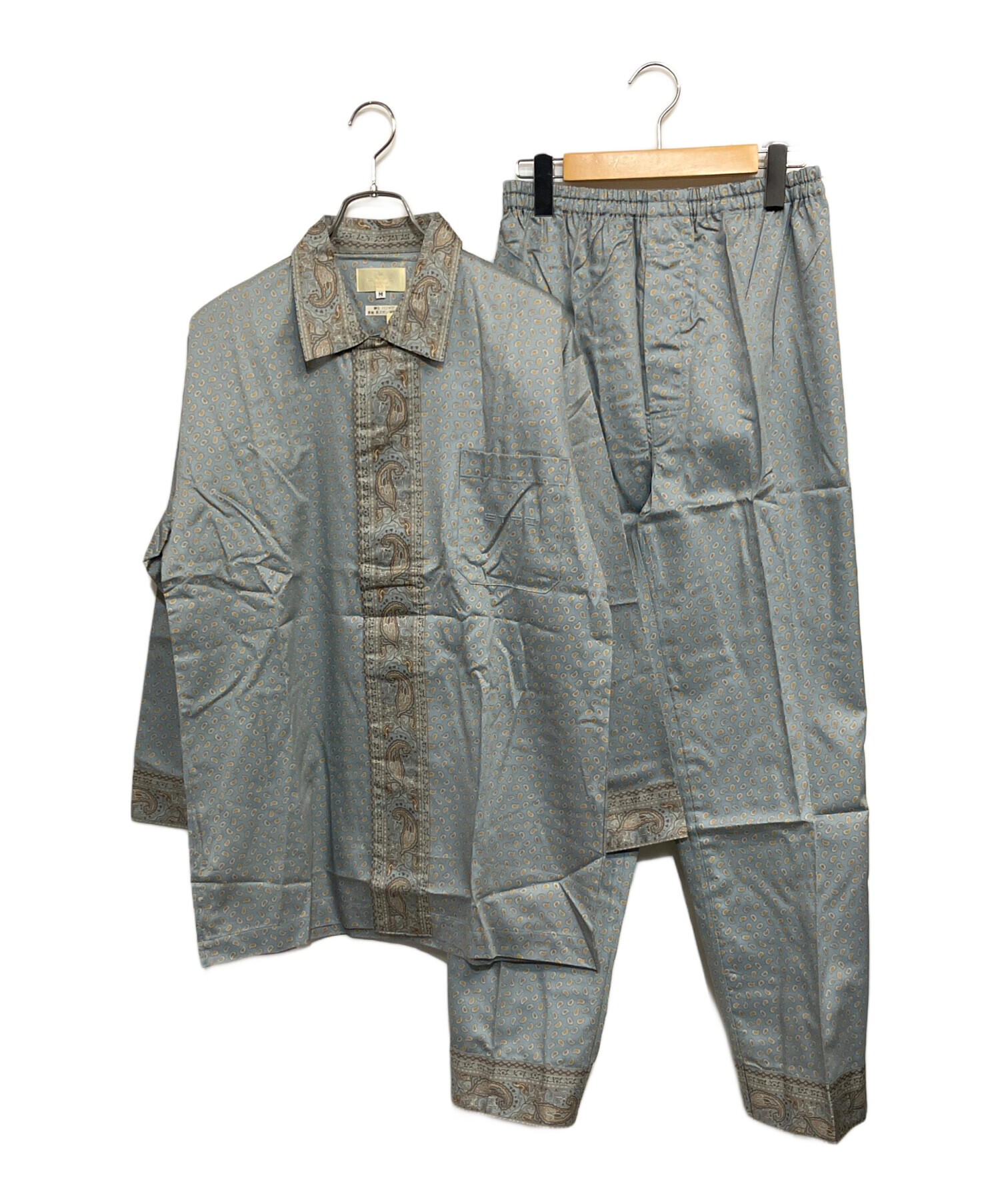 新品未使用 ETRO エトロ 婦人パジャマ M 長袖・長ズボンセット 中古・古着通販】ETRO (エトロ) パジャマ 長袖・長ズボン ライトブルー