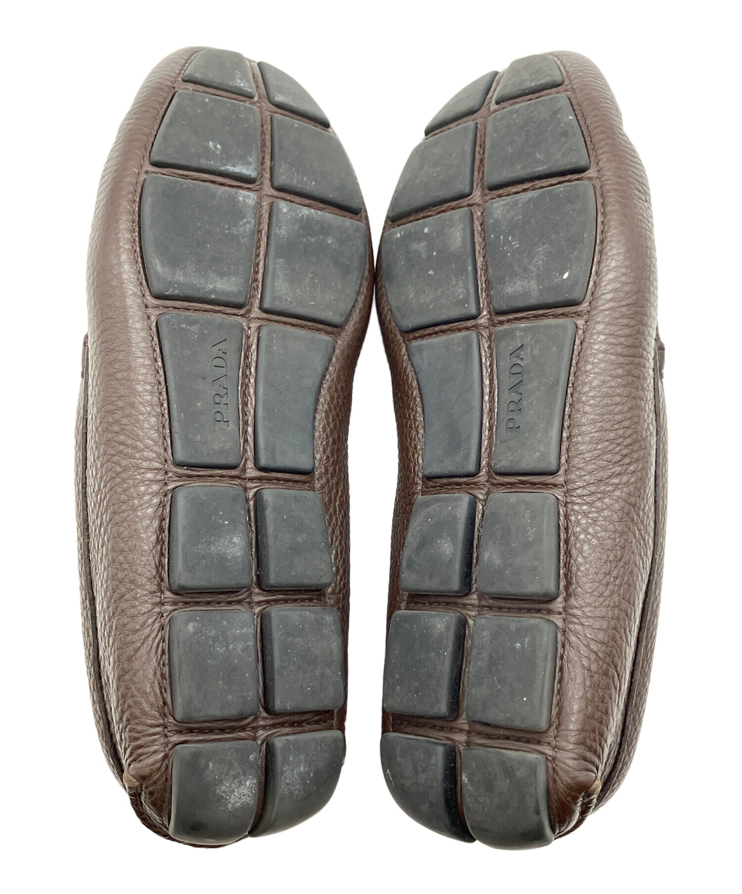 中古・古着通販】PRADA (プラダ) ドライビングシューズ ブラウン