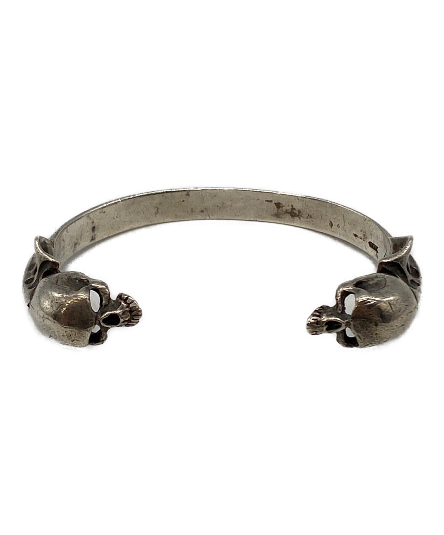 中古・古着通販】CRAZYPIG (クレイジーピッグ) TWO SKULL BANGLE