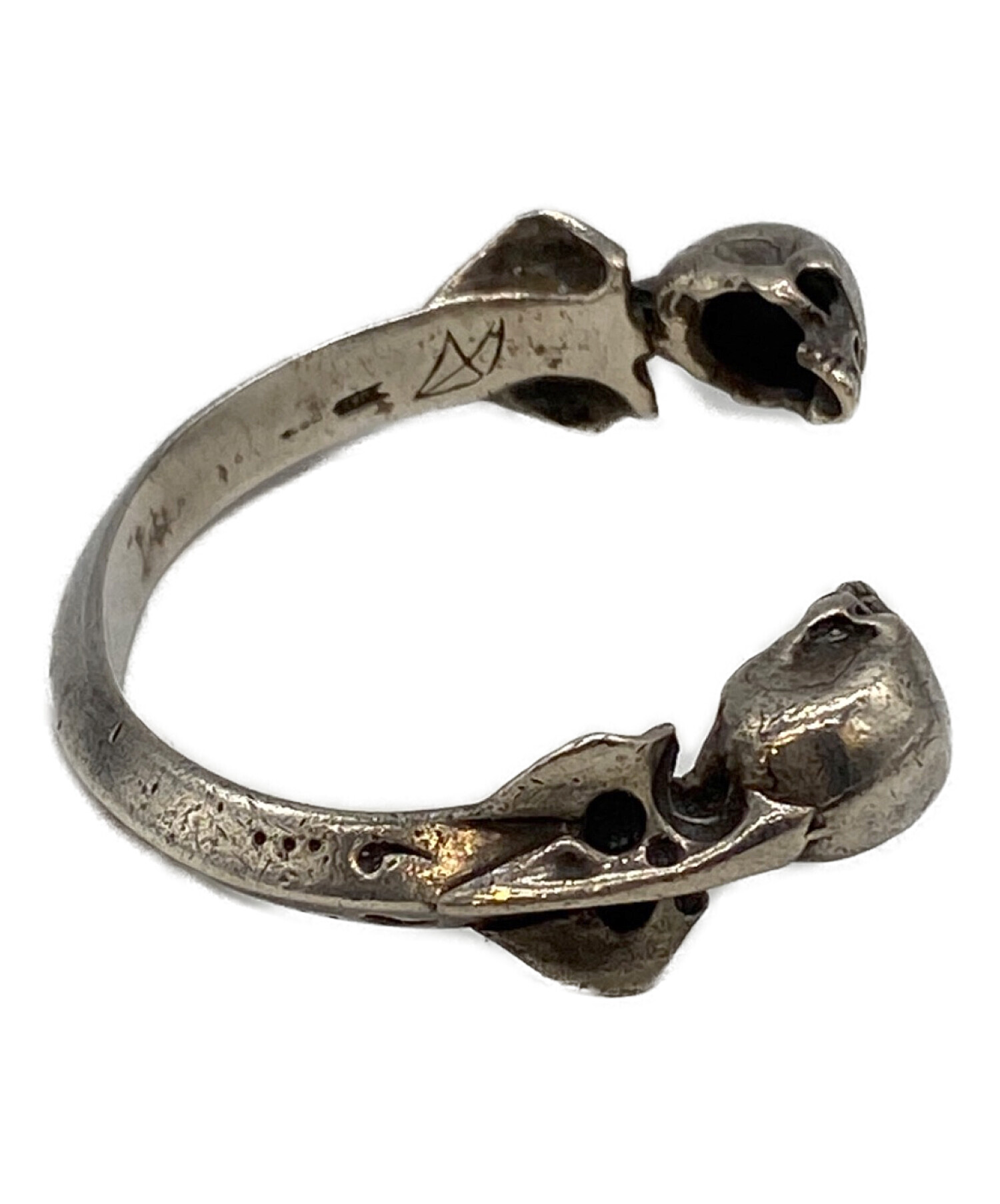 中古・古着通販】CRAZYPIG (クレイジーピッグ) TWO SKULL BANGLE