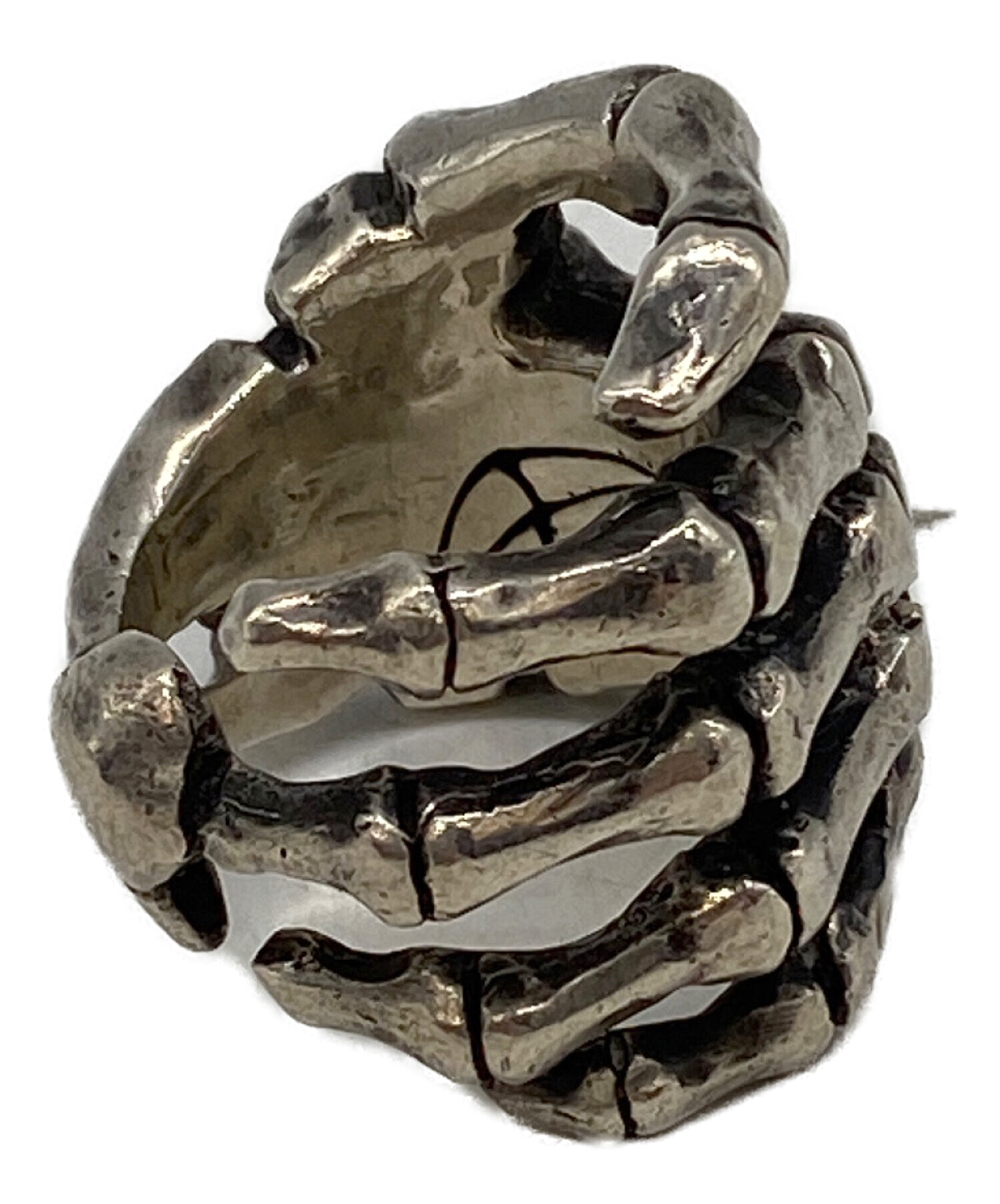 クレイジーピッグ BONE HAND RING 13号 付属品カード最終値下げ 中古・古着通販】CRAZYPIG (クレイジーピッグ) BONE HAND RING サイズ