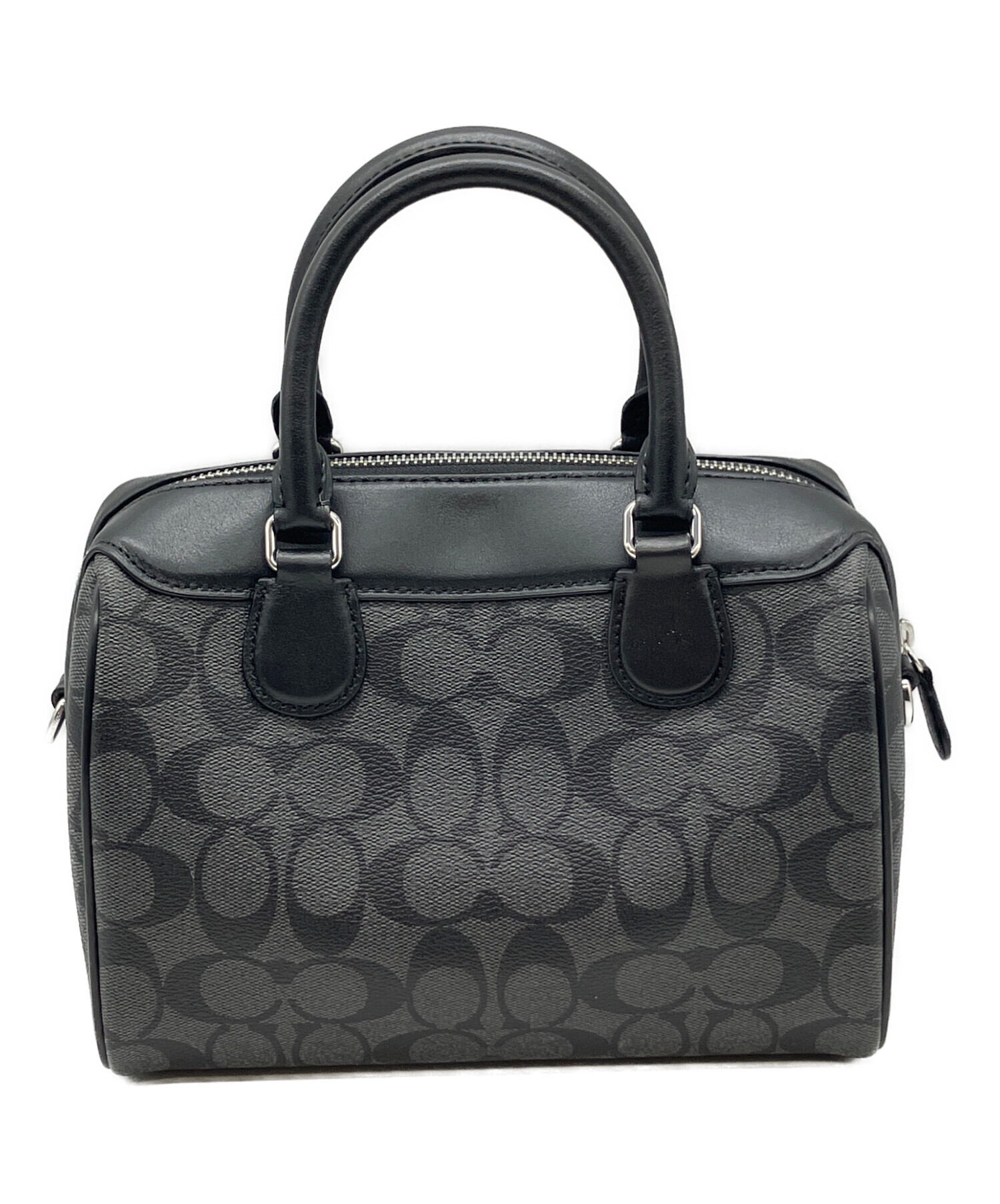 【ほぼ未使用】COACH コーチ 2way　バッグ 中古・古着通販】COACH (コーチ) 2WAYバッグ ブラック｜ブランド・古着