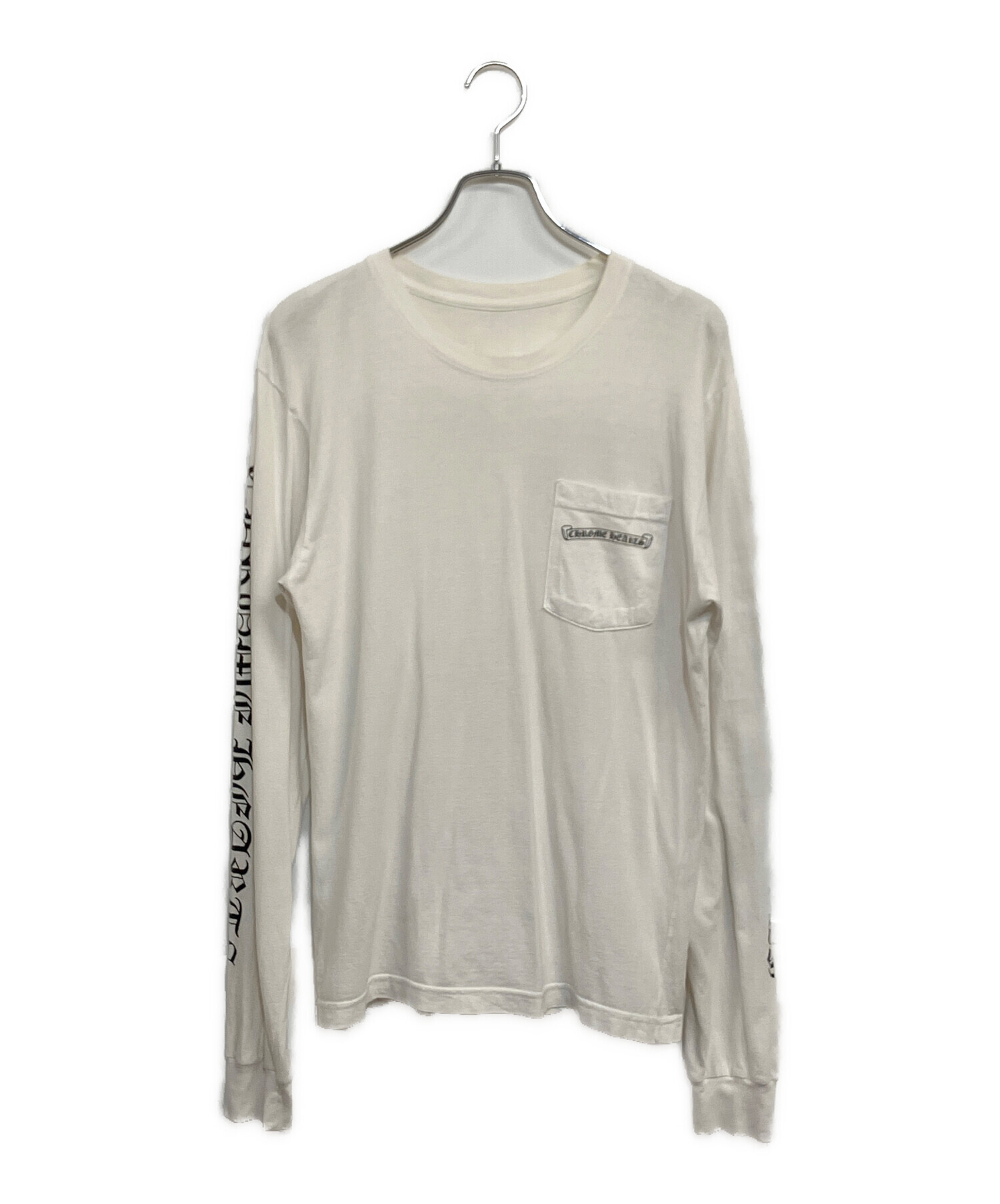 CHROME HEARTS ロングスリーブシャツ ホワイト 中古・古着通販】CHROME HEARTS (クロムハーツ) ロングスリーブT