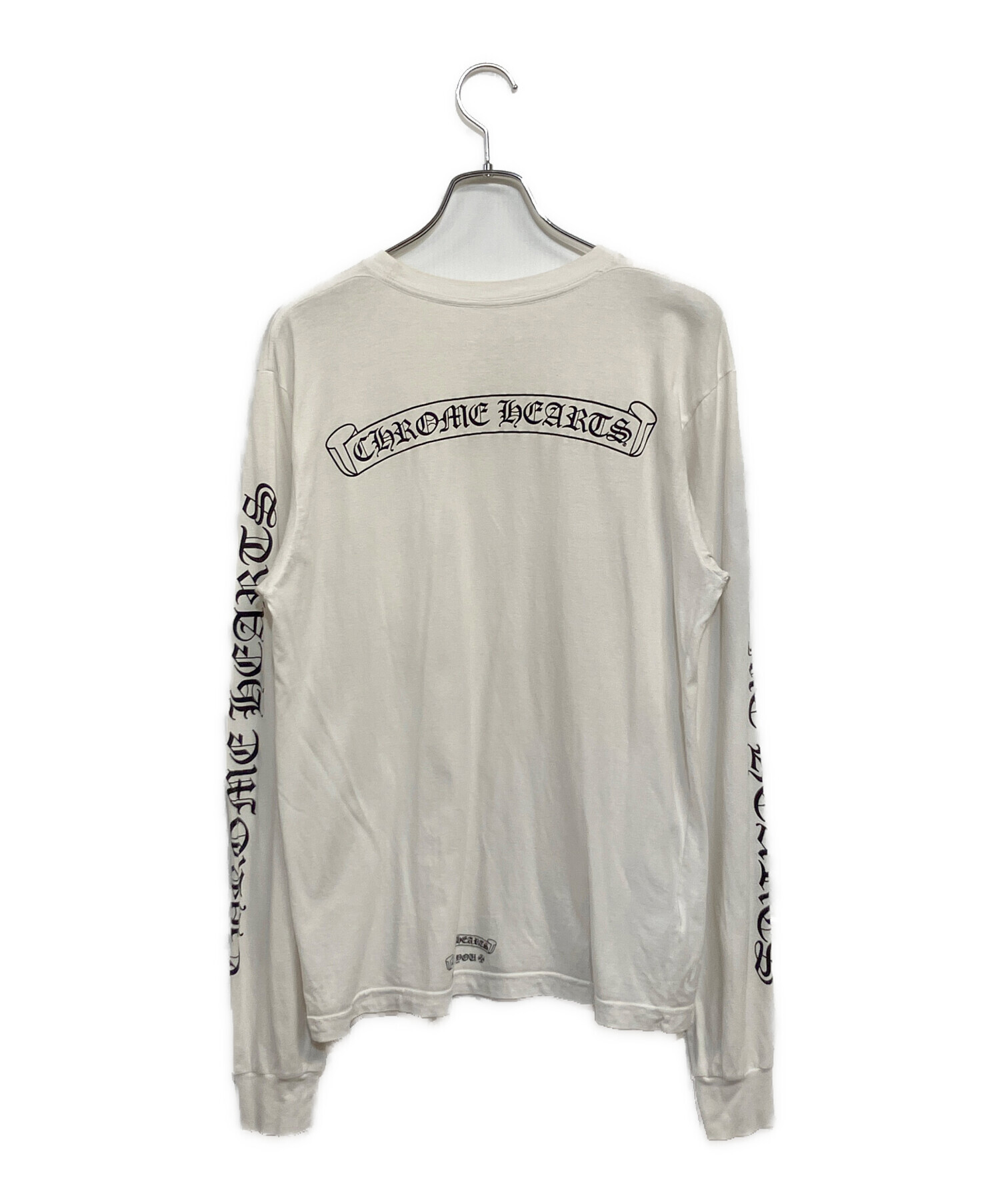 CHROME HEARTS ホワイトロングスリーブ　XL 中古・古着通販】CHROME HEARTS (クロムハーツ) ロングスリーブT