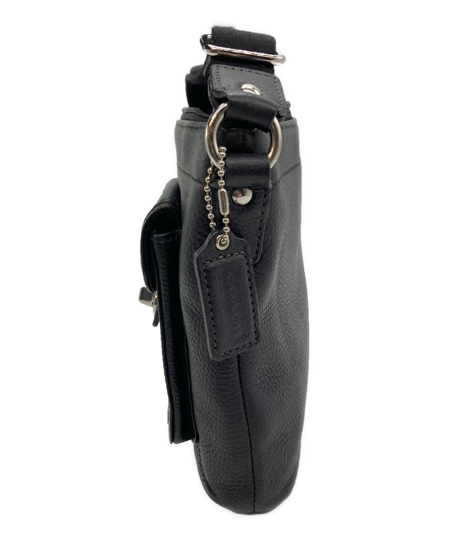 中古・古着通販】COACH (コーチ) ターンロックレザーショルダーバッグ