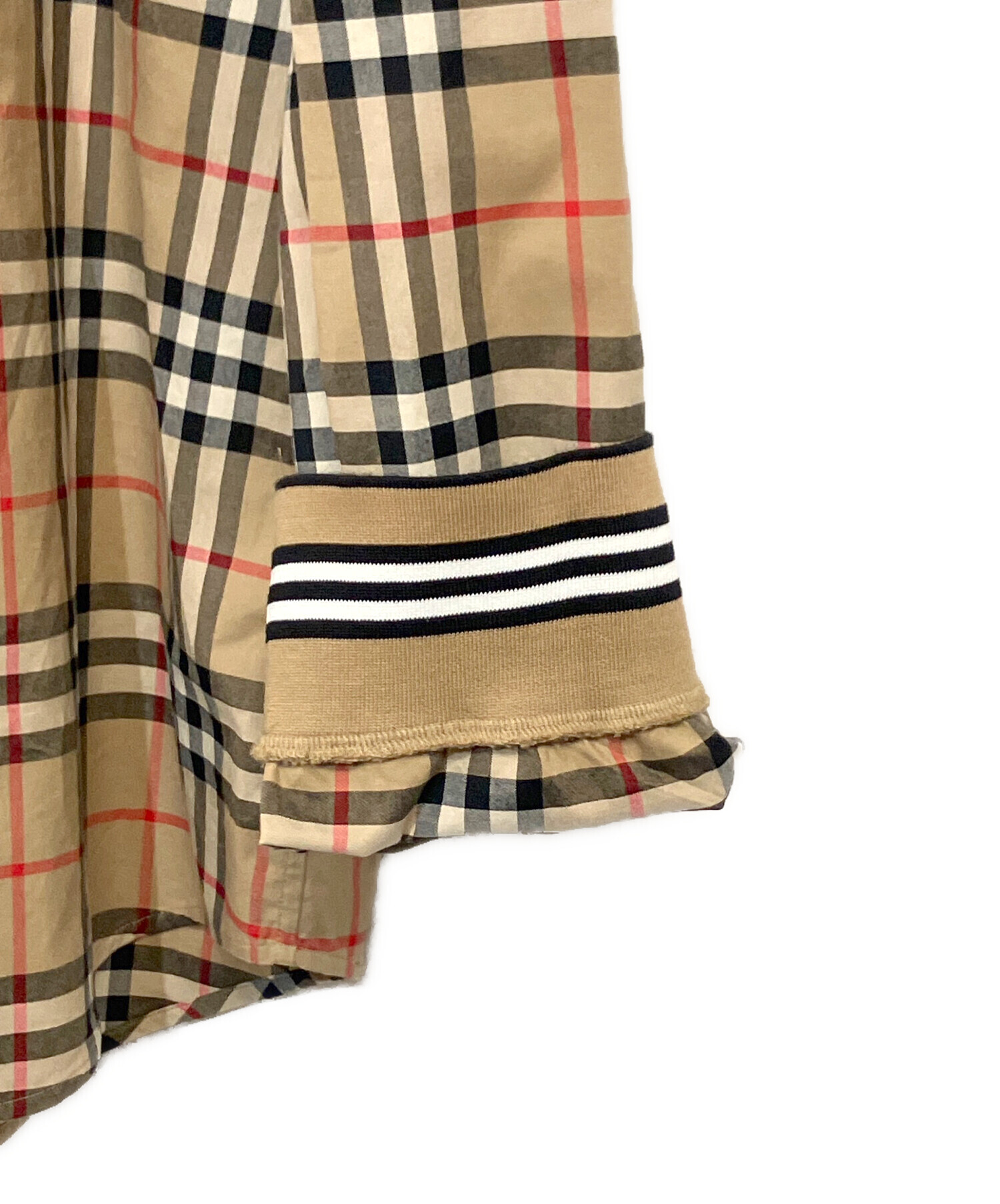 中古・古着通販】BURBERRY (バーバリー) 長袖シャツ ベージュ サイズ