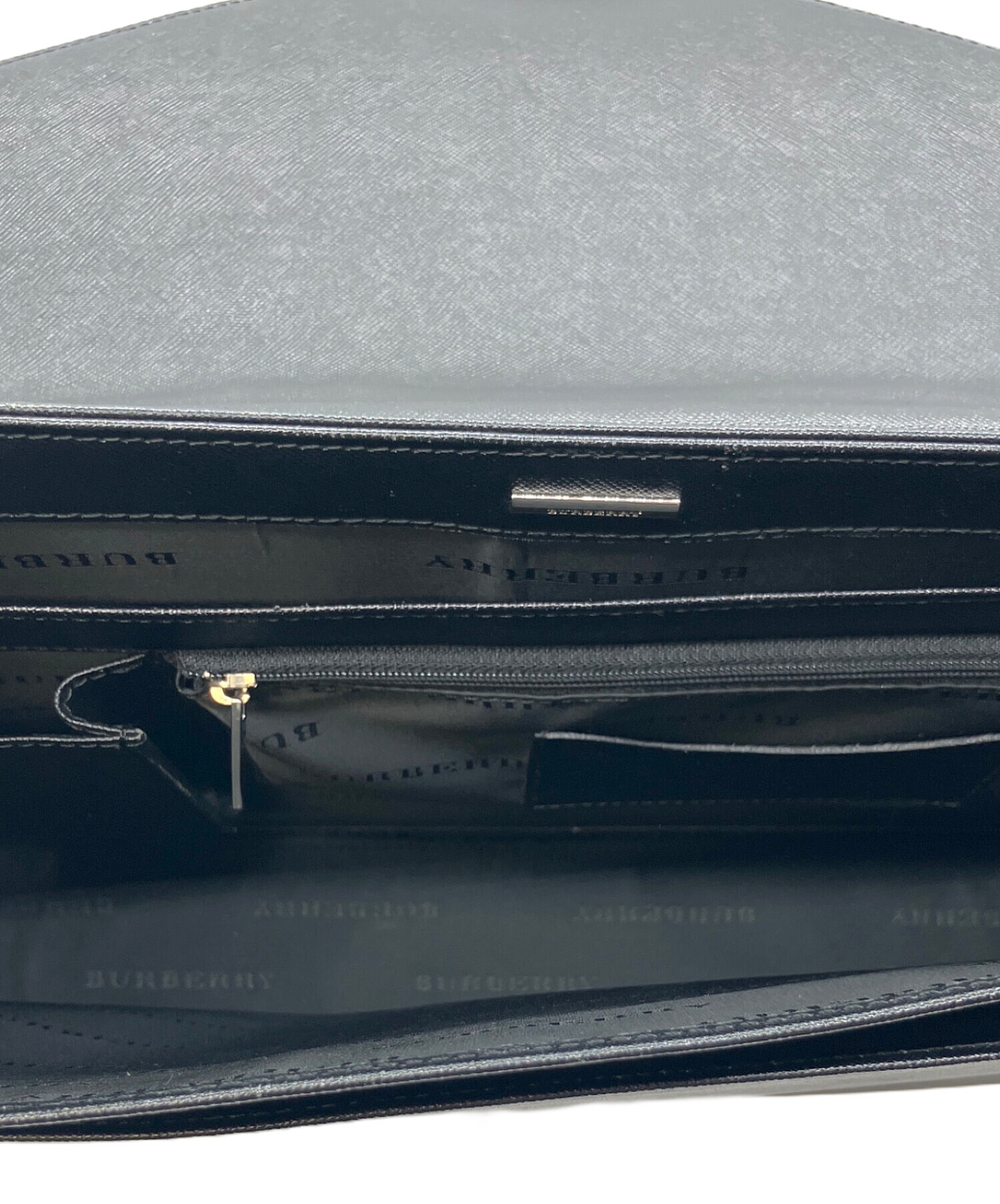 中古・古着通販】BURBERRY (バーバリー) フラップ式ビジネスバッグ